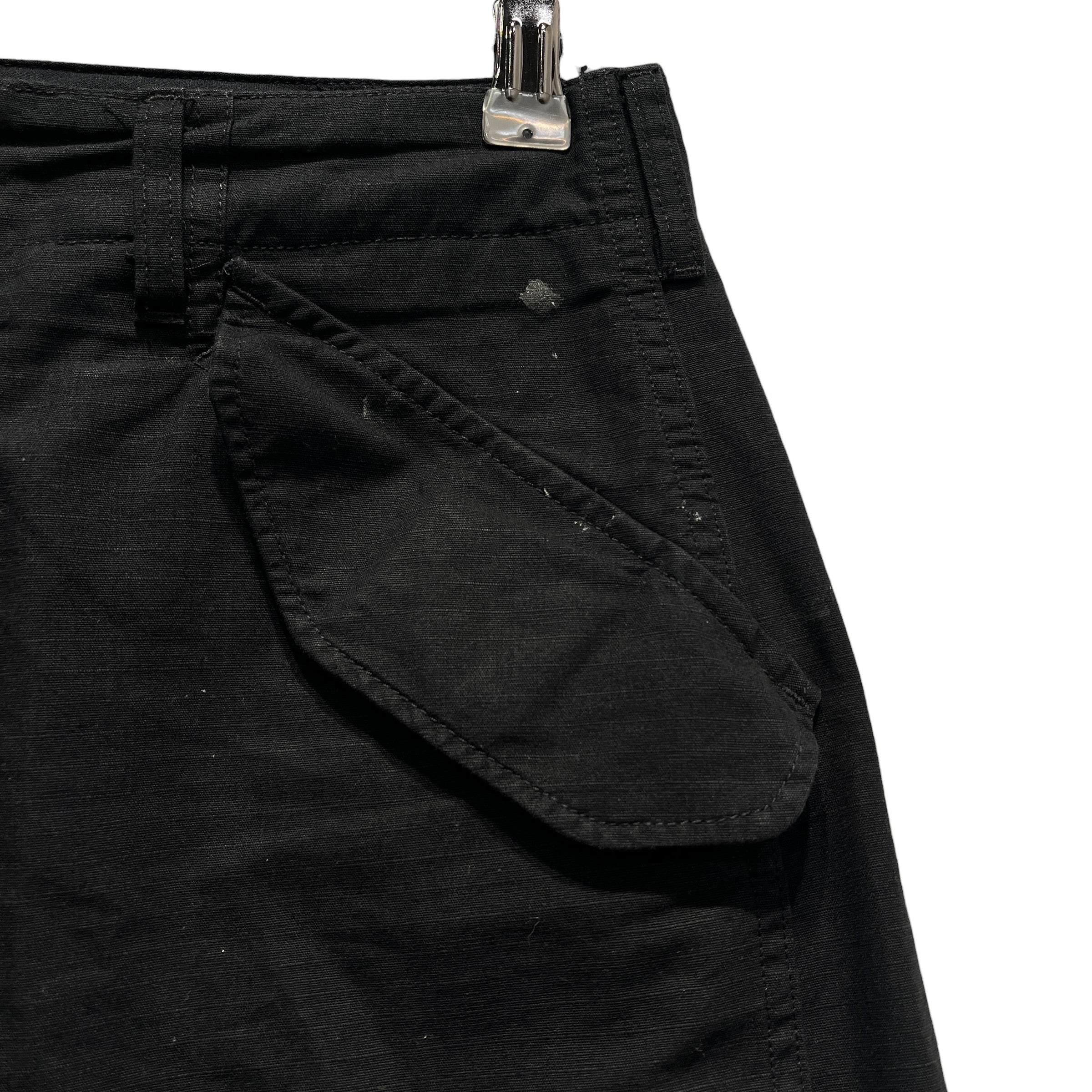 Engineered Garments/Cargo Pants/XS/Cotton/BLK/crop multi pocket view 5