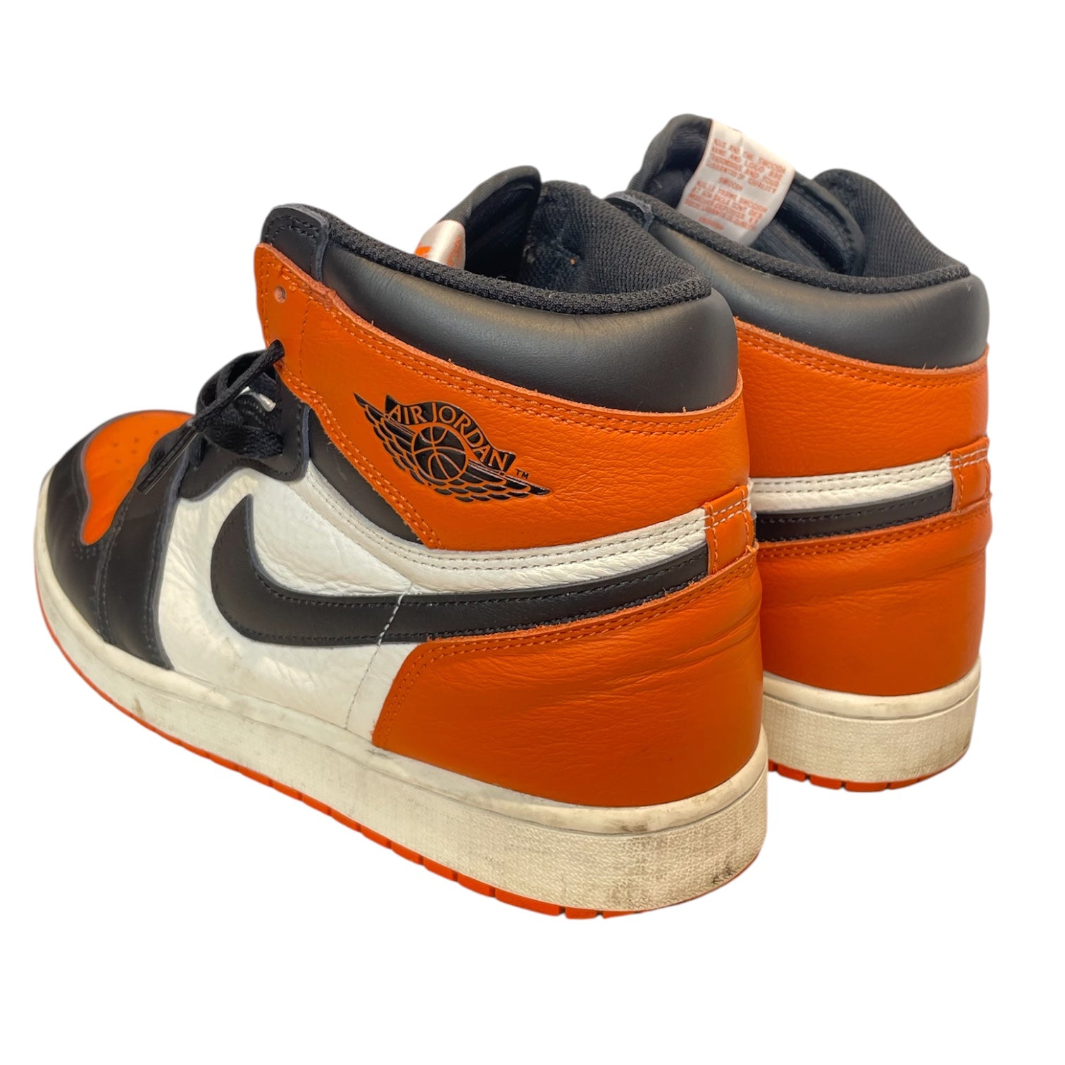 air-J/Hi-Sneakers/US 12/Leather/ORN/RETRO SHATTERED BACKBOARD view 2