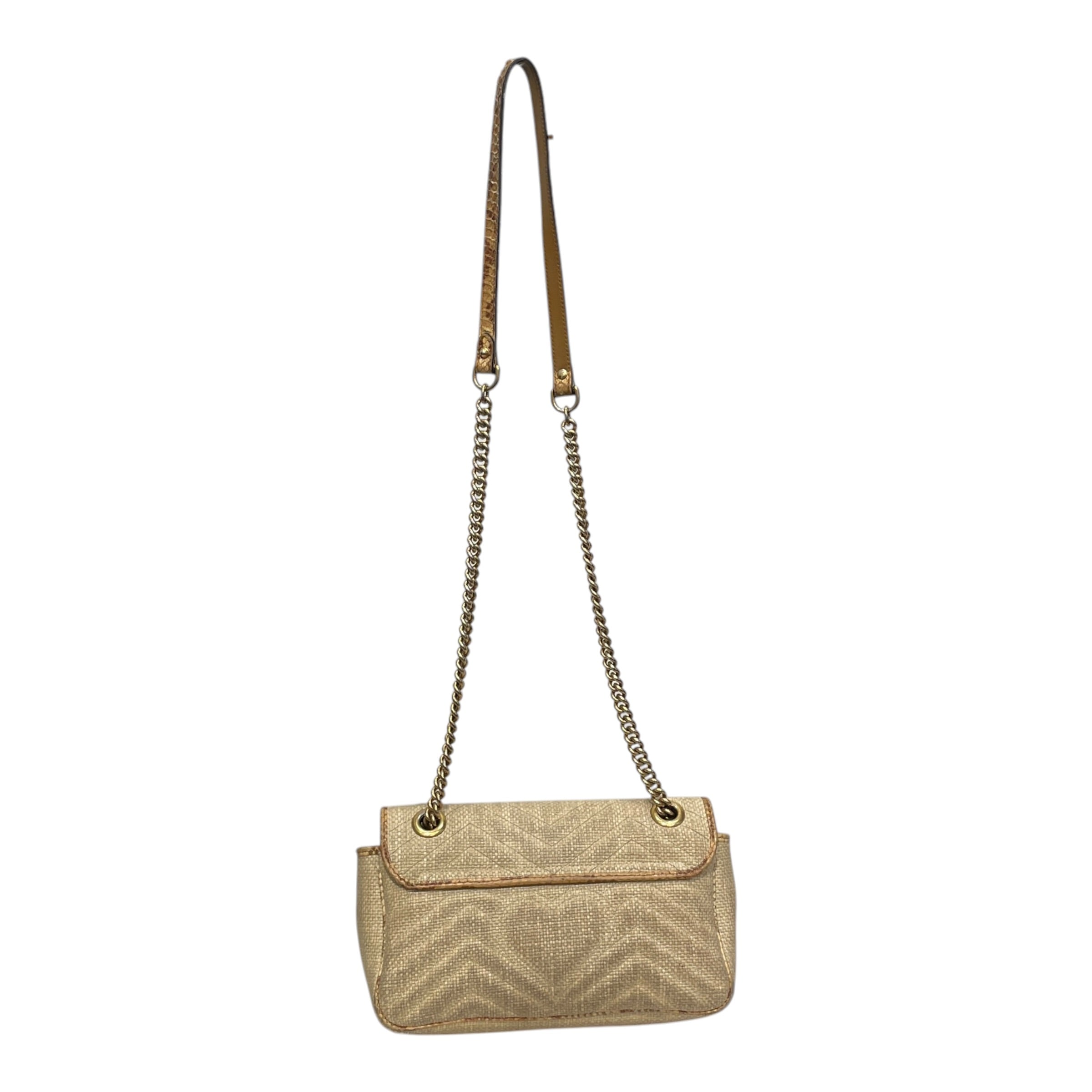 GUCCI/Cross Body Bag/Cotton/BEG/MARMONT RAFFIA view 2