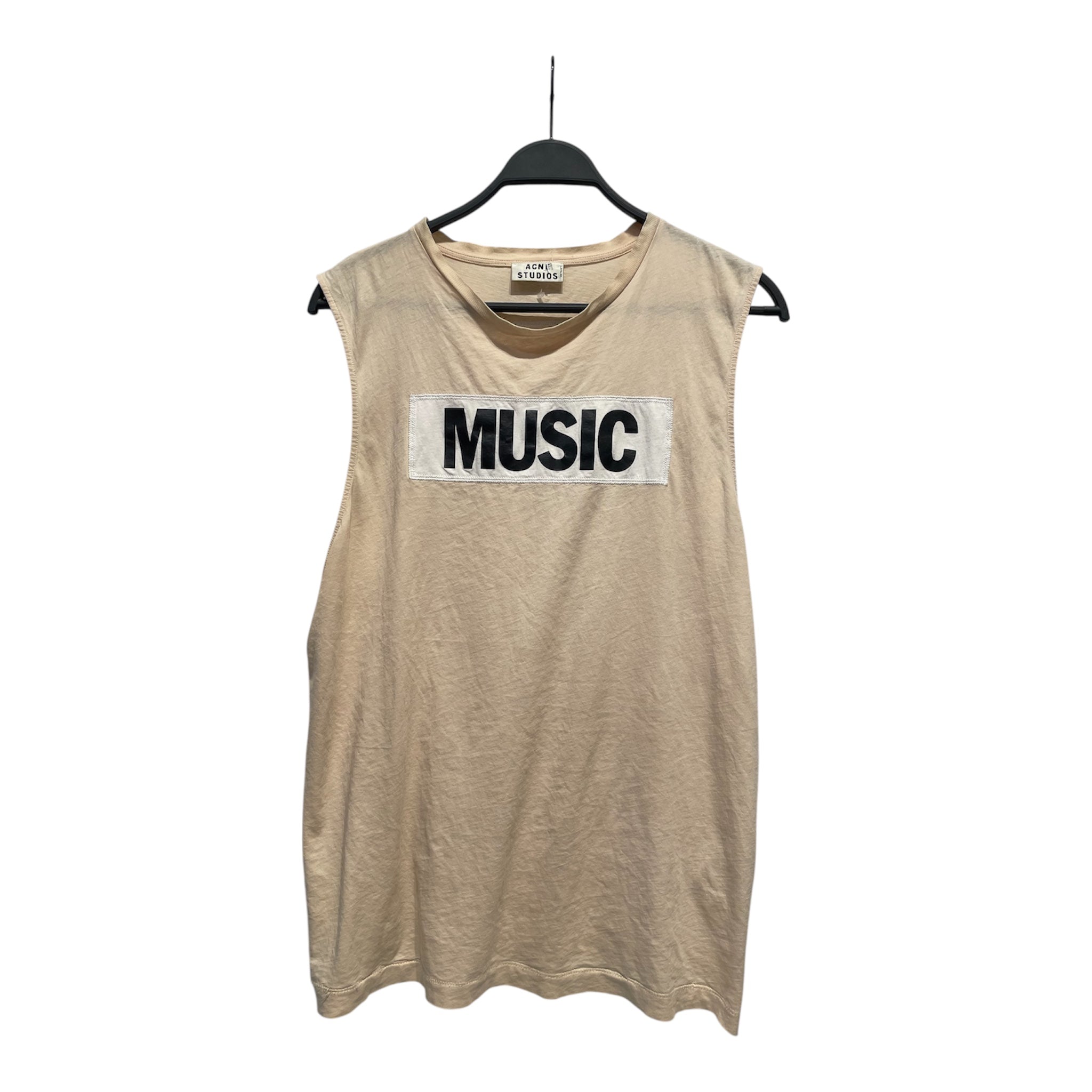 Acne Studios/Tank Top/L/Cotton/CRM/"NEW MUSIC" SS13 view 1