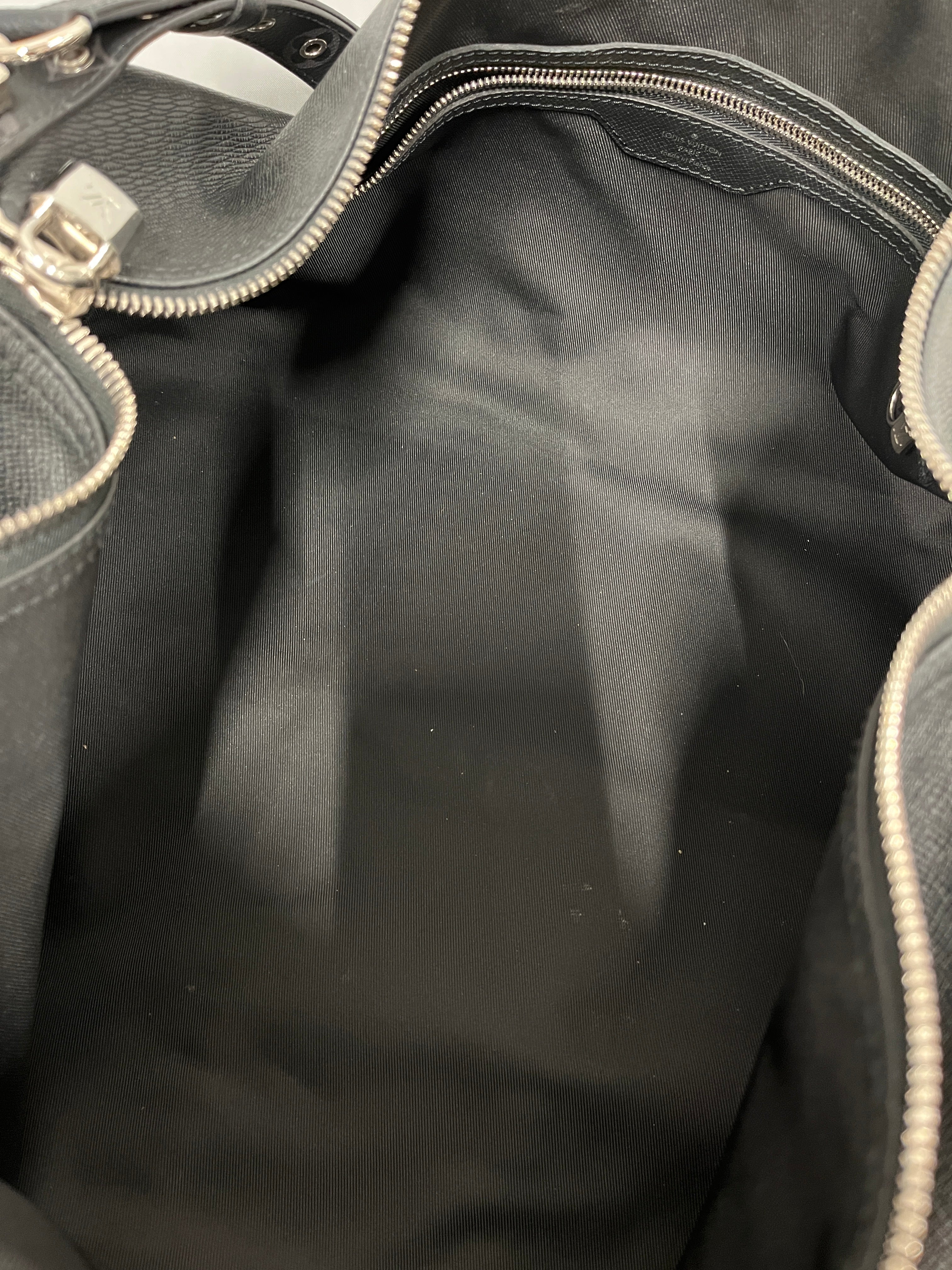 LOUIS VUITTON/Luggage/Monogram/Leather/BLK/Bandouliere 50 Keepall Duffle view 4