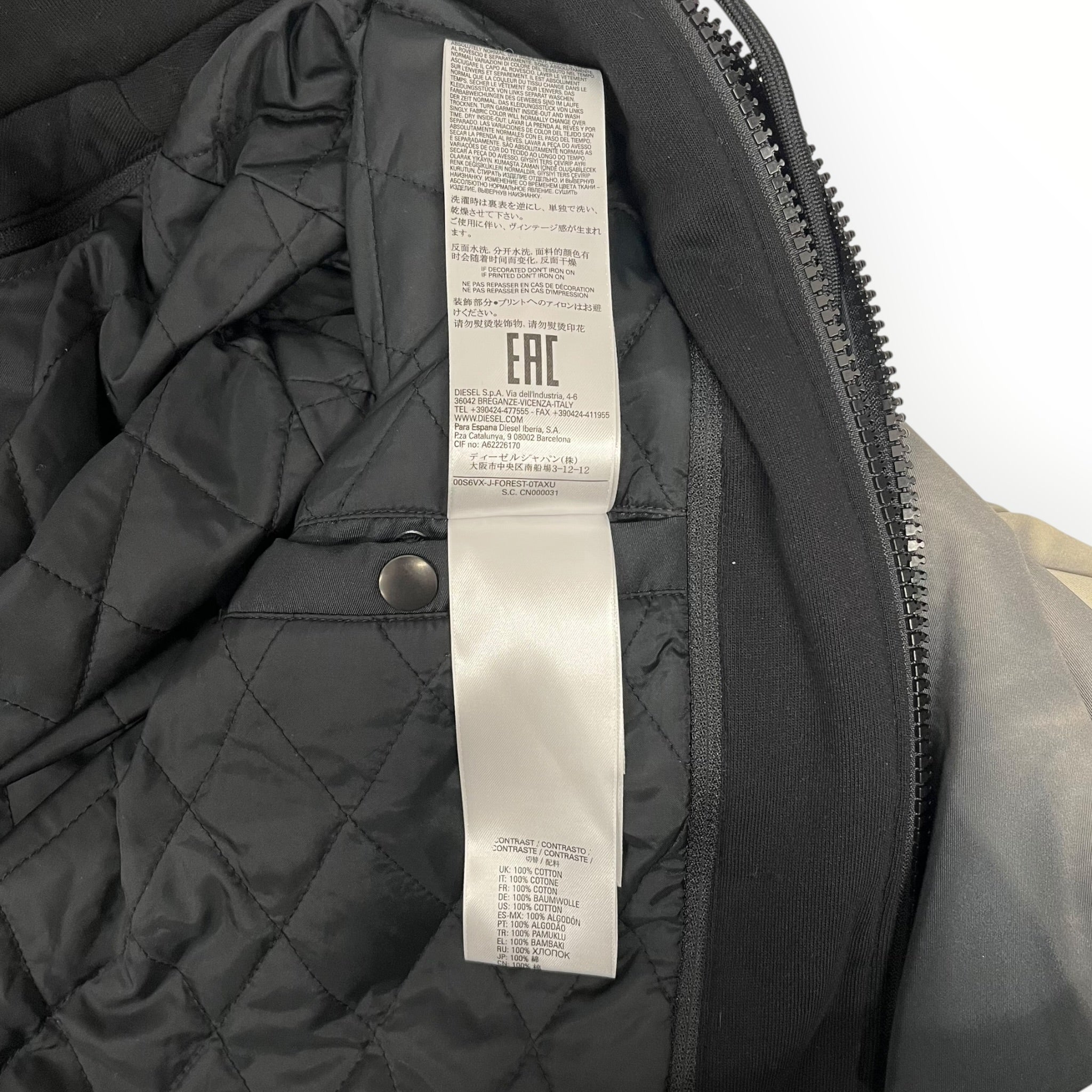 DIESEL/Jacket/M/Polyester/GRN/J-Common Bomber view 5