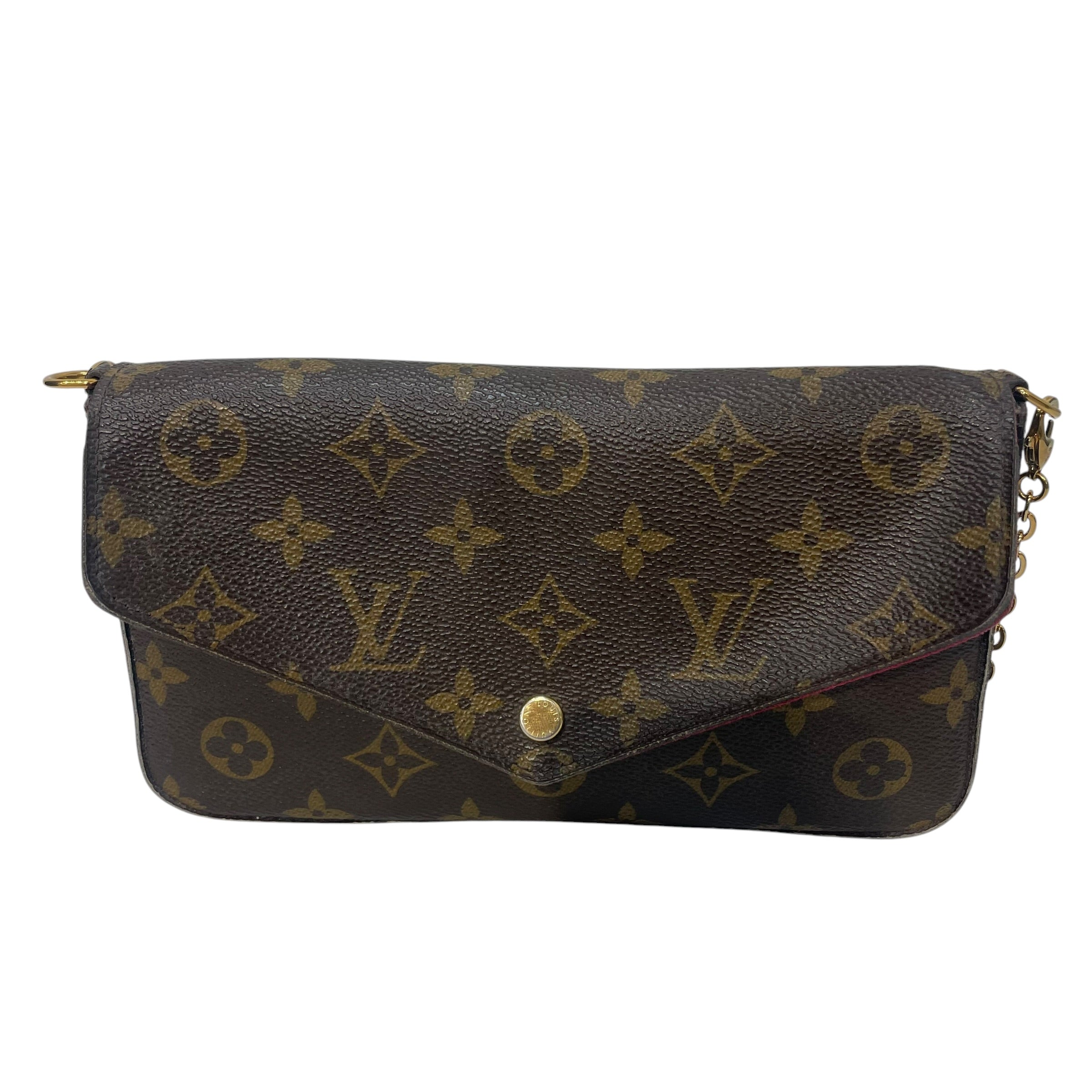 LOUIS VUITTON/Cross Body Bag/Monogram/Leather/BRW/Felicie Pochette view 1