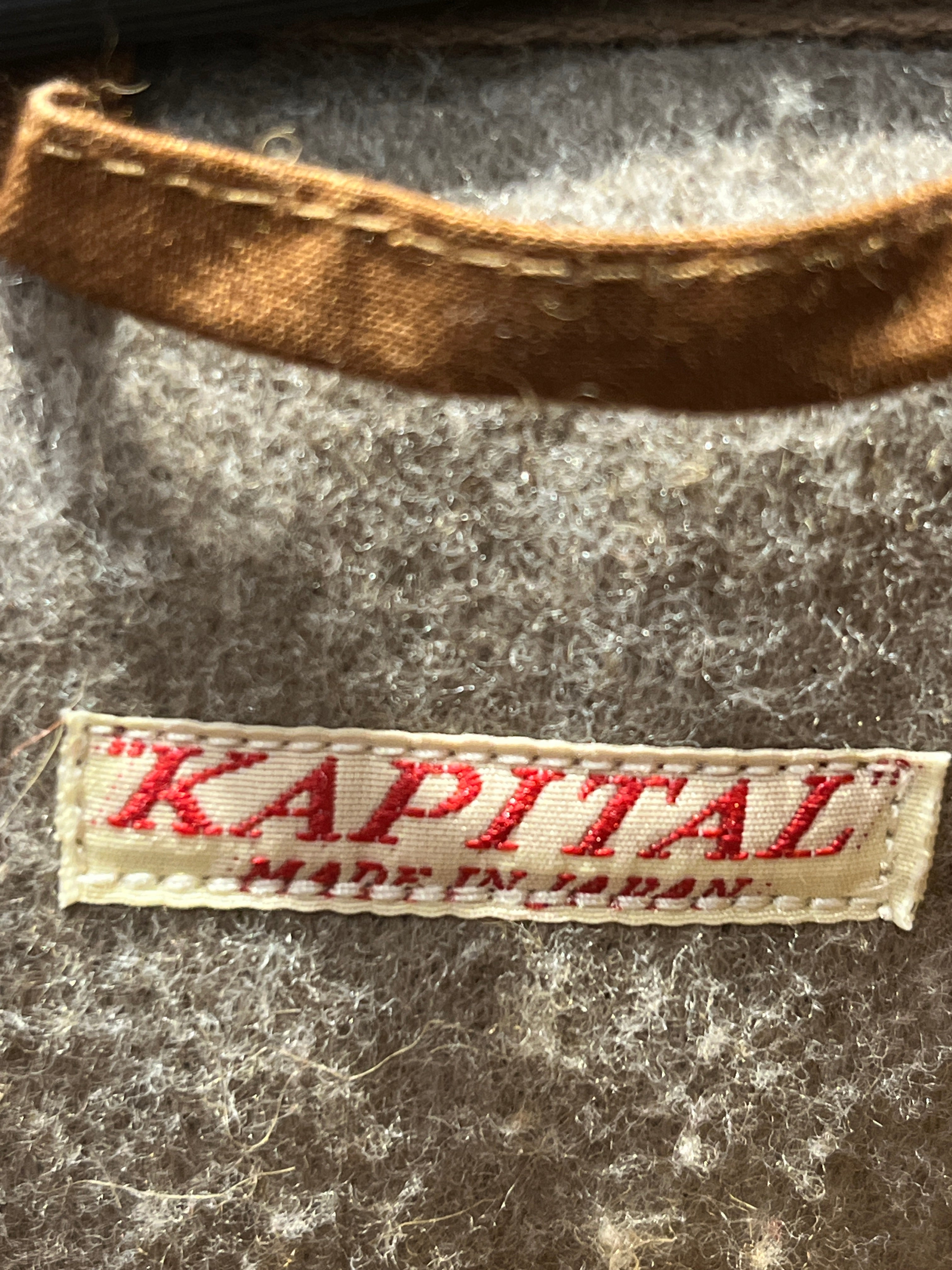 KAPITAL/Duffle Coat/3/Wool/GLD/Double Breasted/All Over Print/ view 3