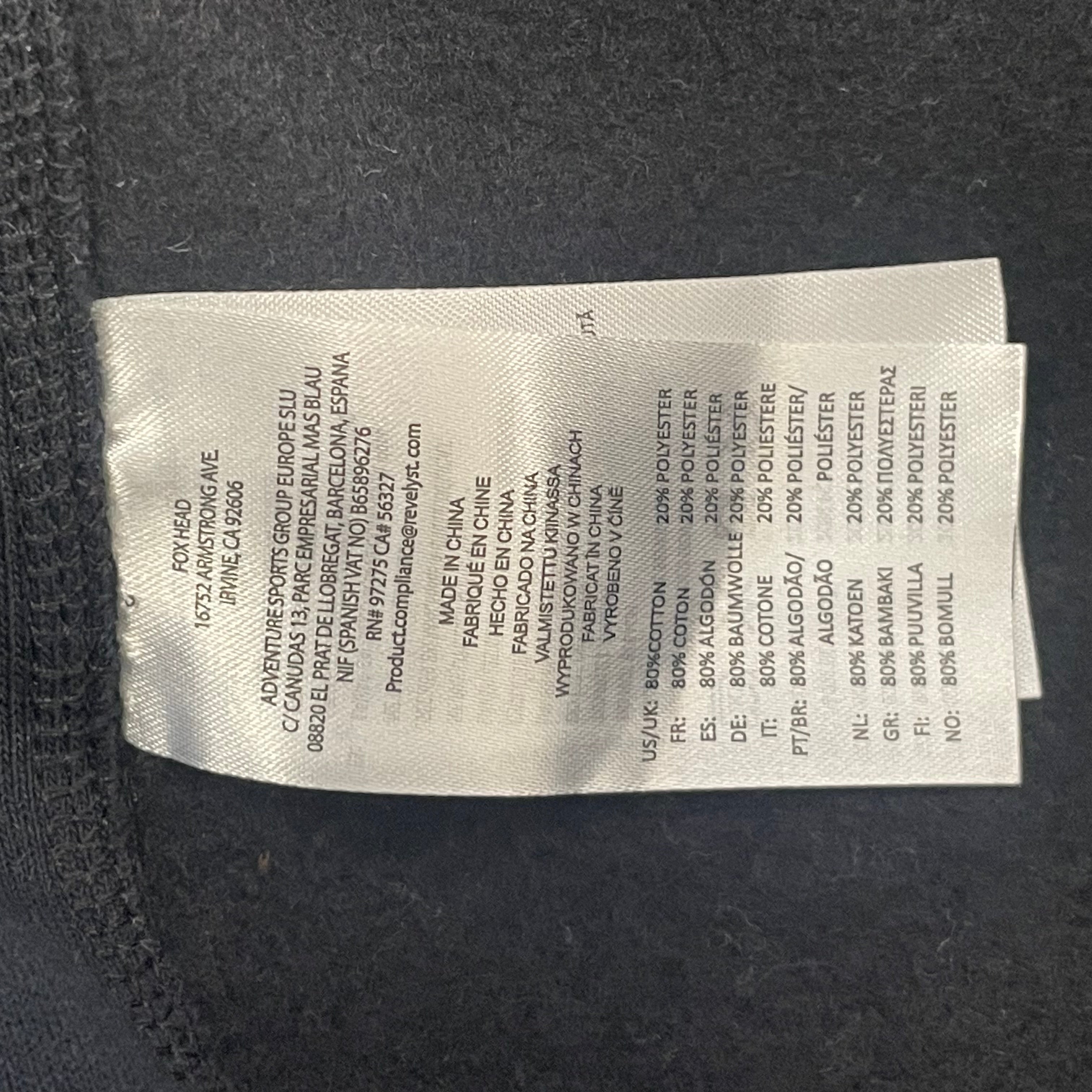 Kiko Kostadinov/Hoodie/FREE/Cotton/BLK/brw fox/holes head/fleece view 6