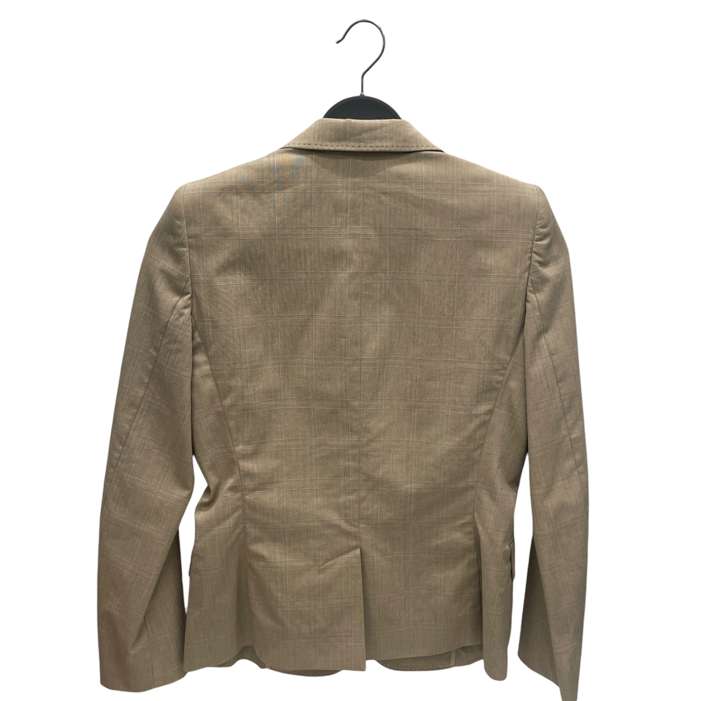 DOLCE&GABBANA/Jacket/42/Plaid/Cotton/BEG/PEAKED LAPELS / PLAID BLAZER view 2