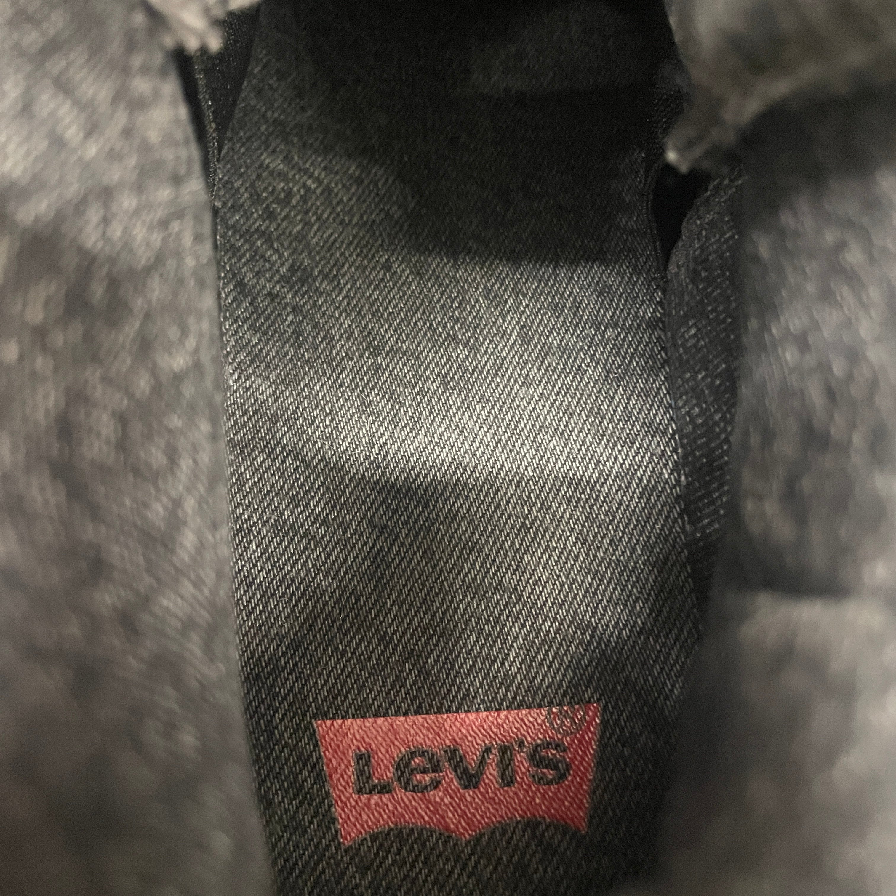 NIKE/Levi's/Hi-Sneakers/US 11/Cotton/GRY/JORDAN 4 LEVI'S BLACK view 3