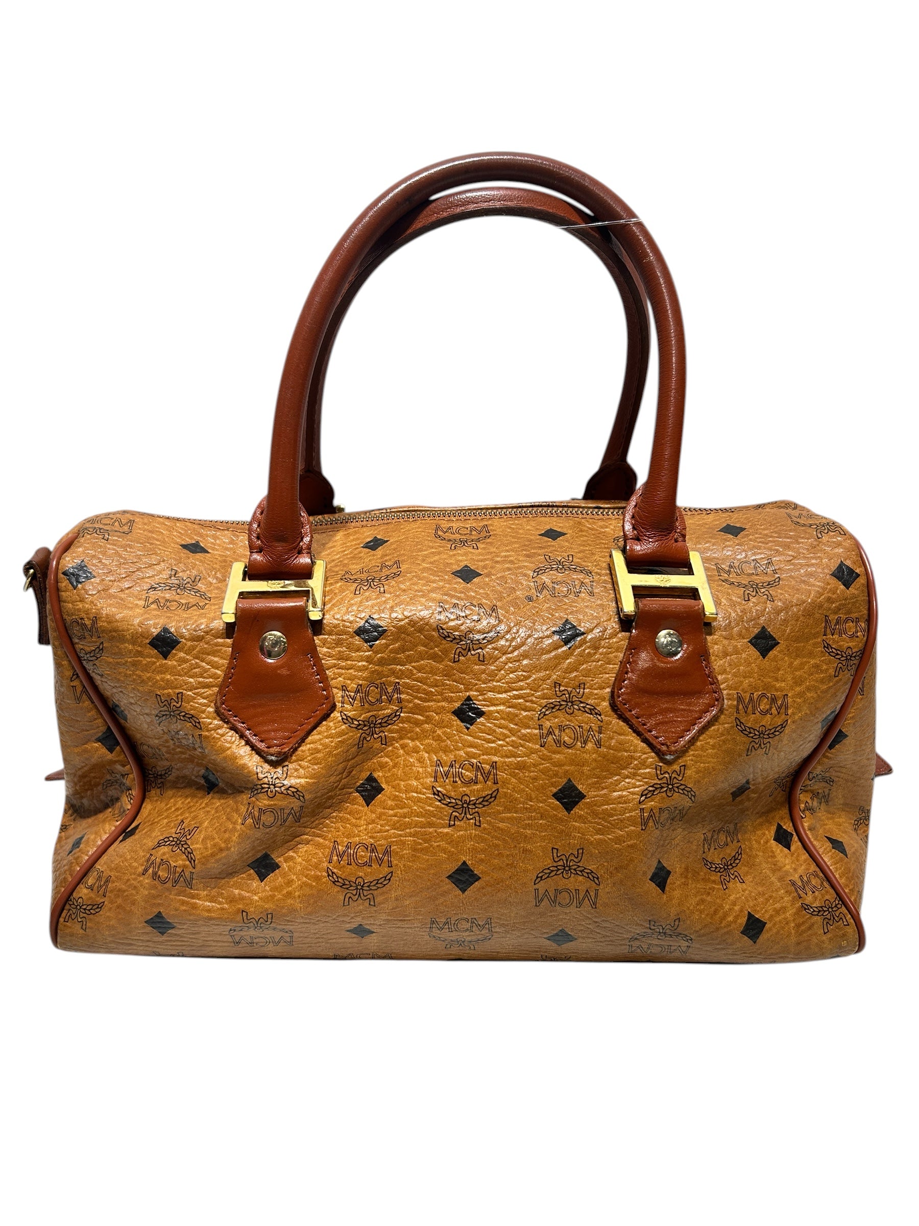 MCM/Hand Bag/Leather/BRW/ view 2