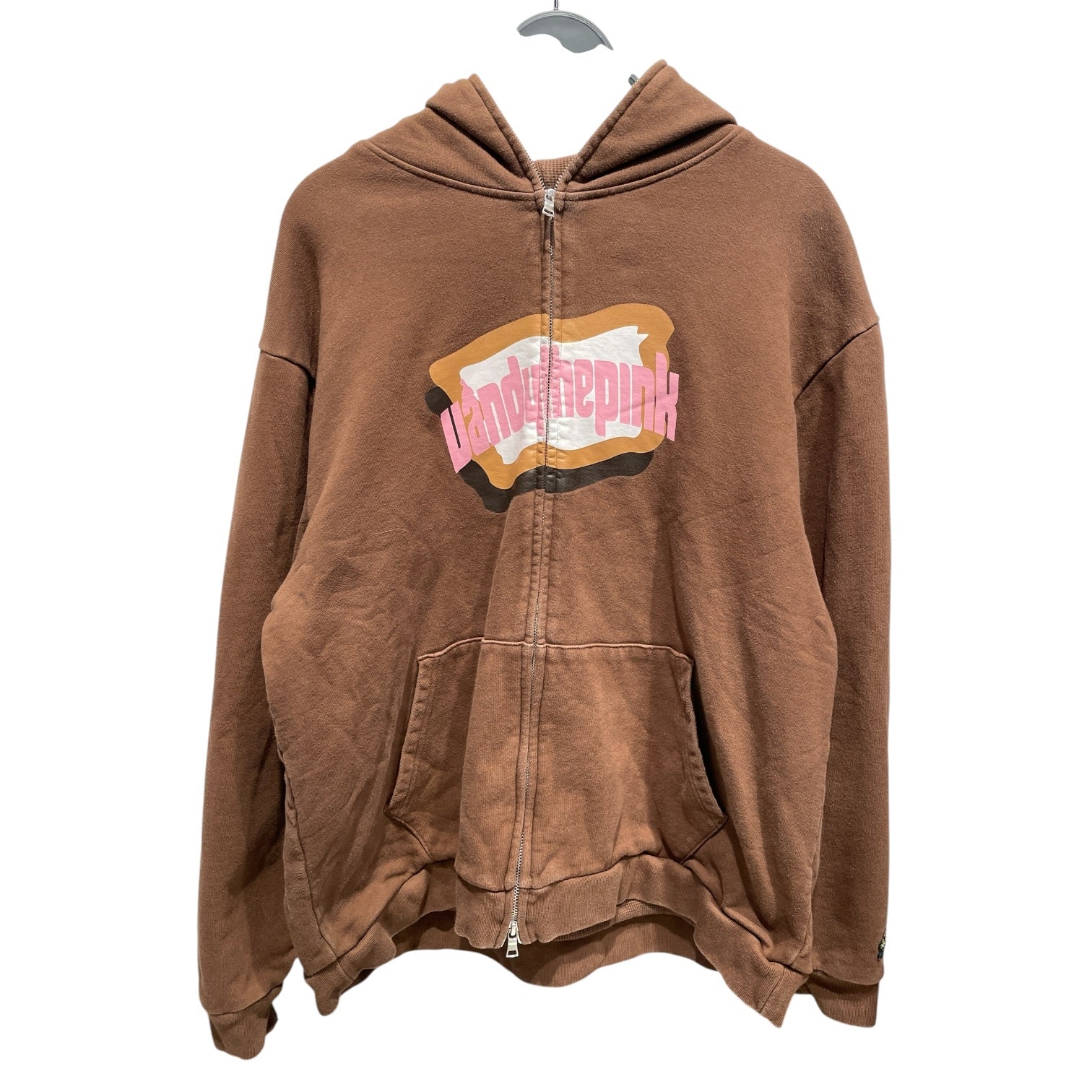VANDY THE PINK/Zip Up Hoodie/XXL/Cotton/BRW/FULL FACE ZIP view 1