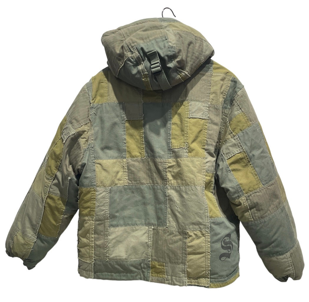 Supreme/JUNYA WATANABE COMME des GARCONS/Jacket/M/GRN/man patchwork puffy view 2