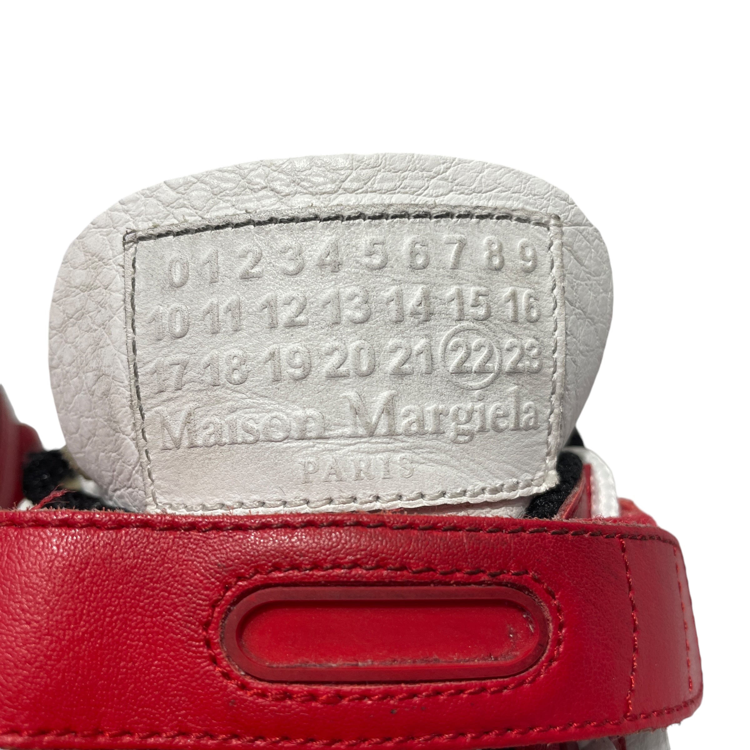 Maison Margiela/Low-Sneakers/EU 39/Leather/RED/FUSION view 4