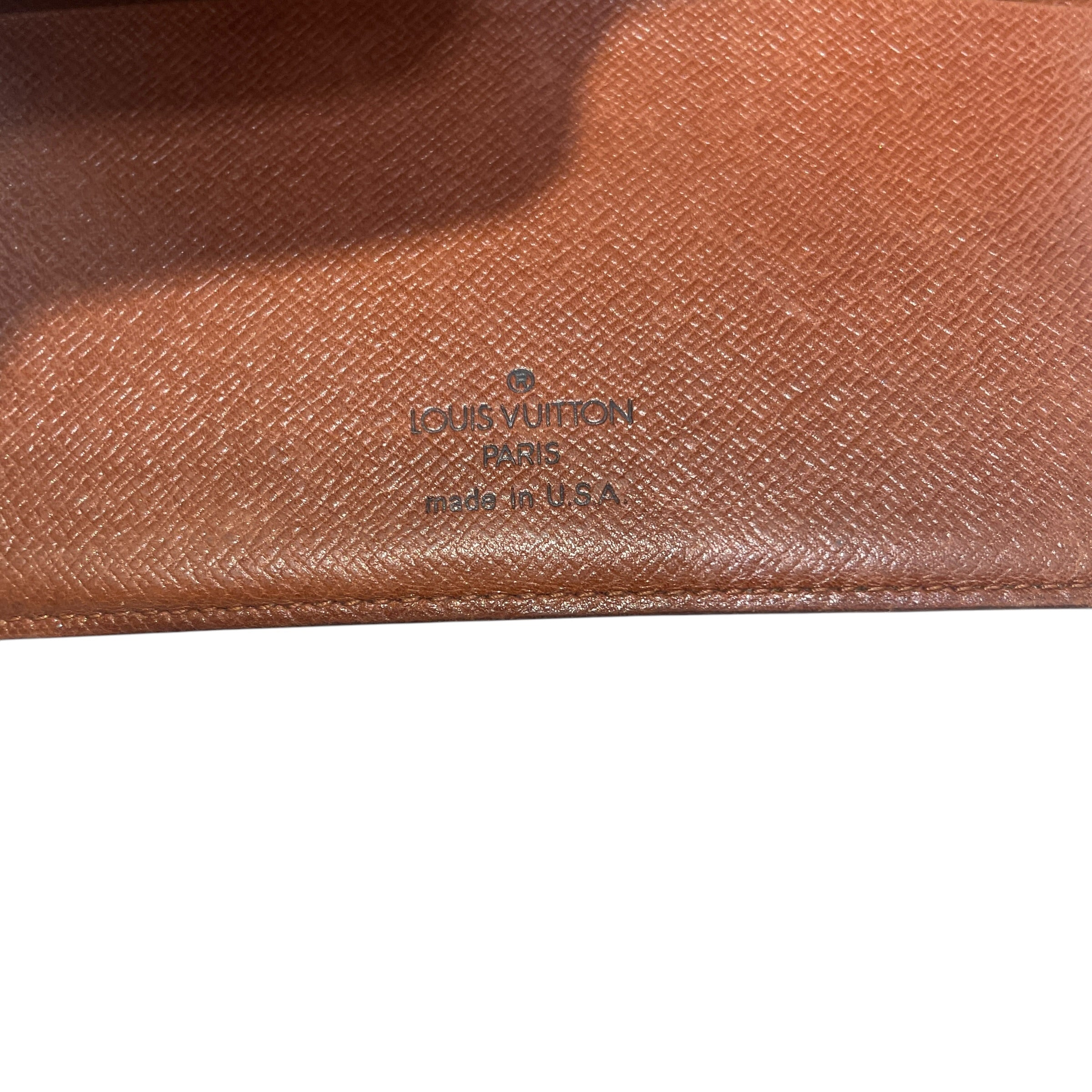 LOUIS VUITTON/Planner Cover/Monogram/Leather/BRW/L's/Ageda Poche view 4