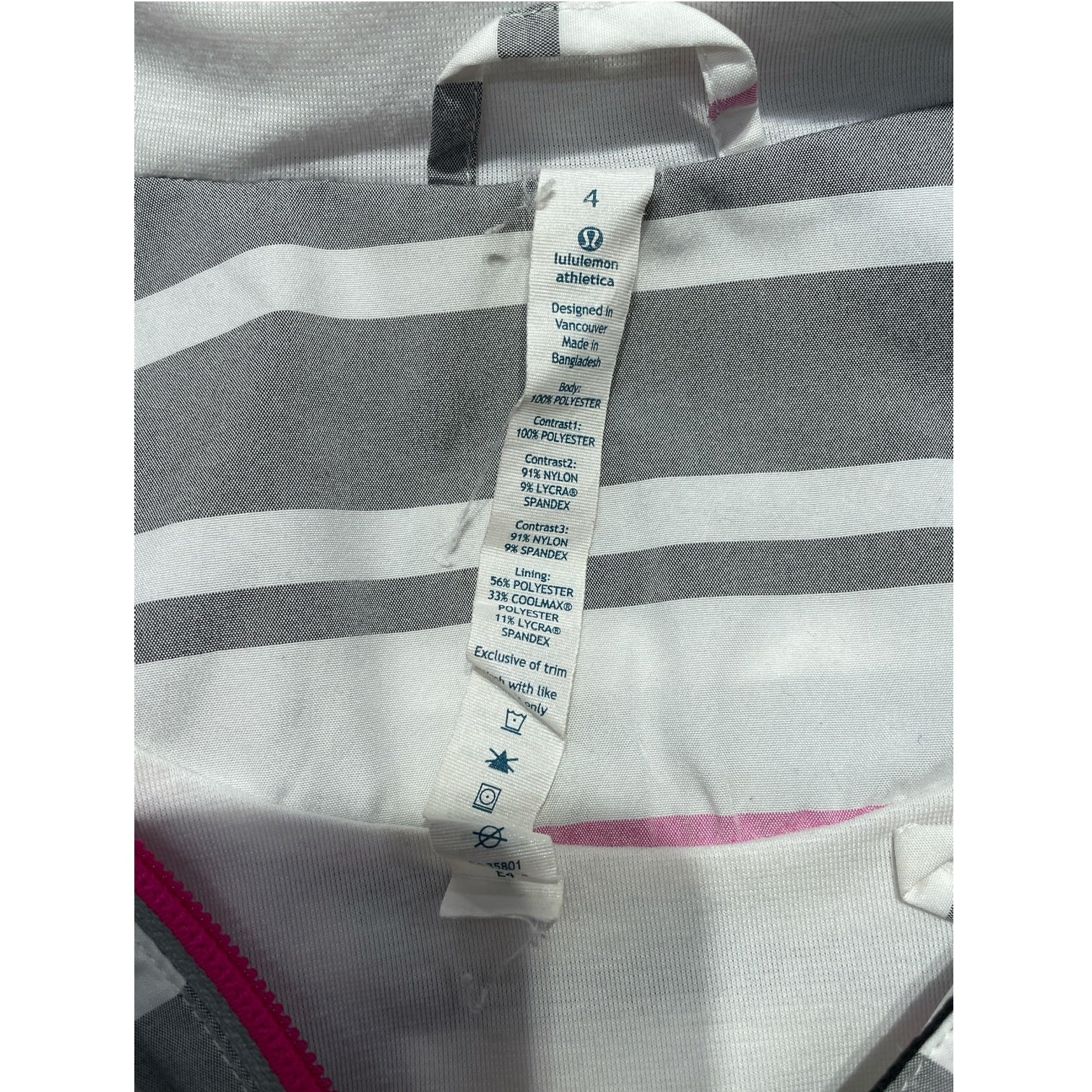 lululemon/Hoodie/S/Stripe/Cotton/MLT/Hustle Run Jacket view 3
