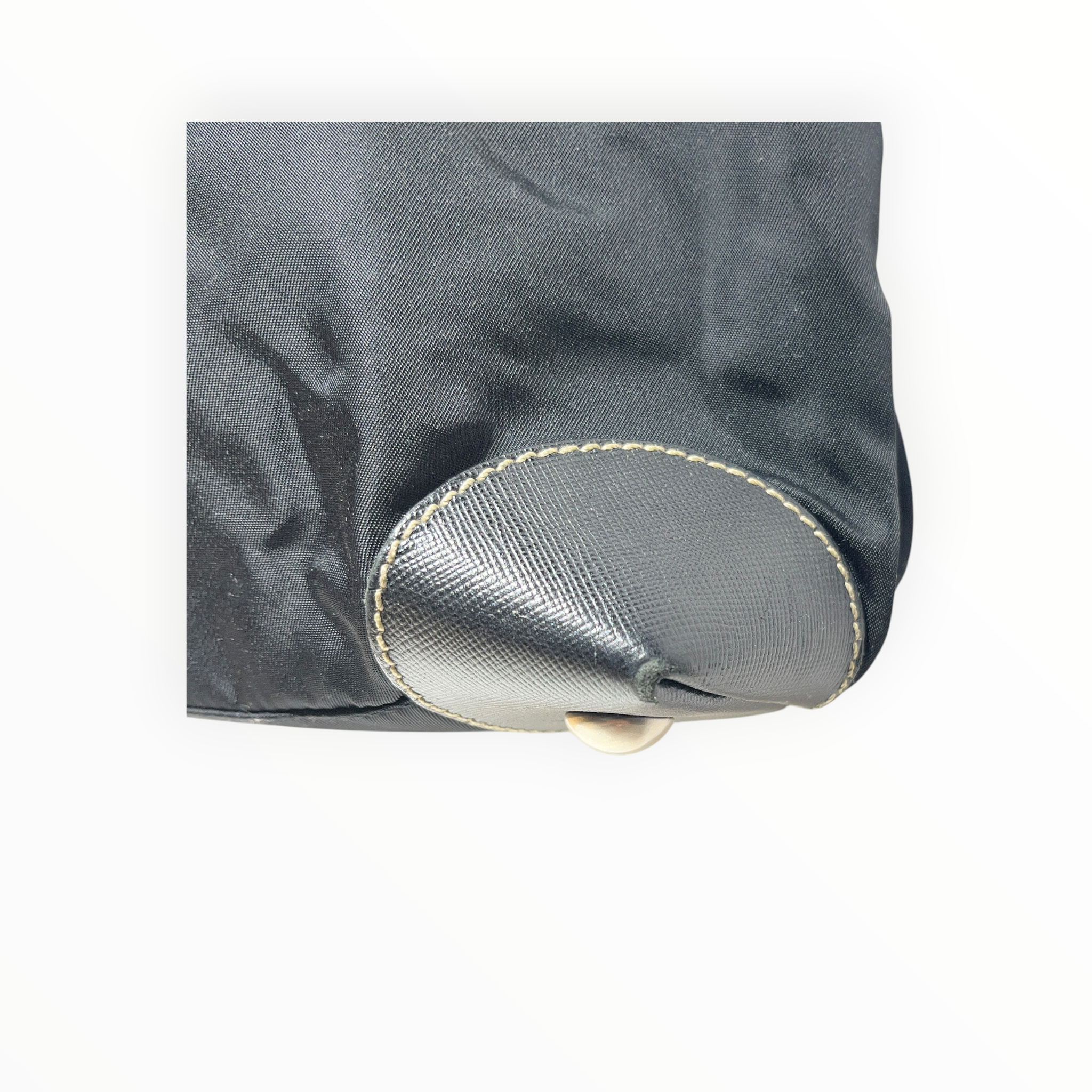 PRADA/Hand Bag/Nylon/BLK/nylon saffiano bag view 8