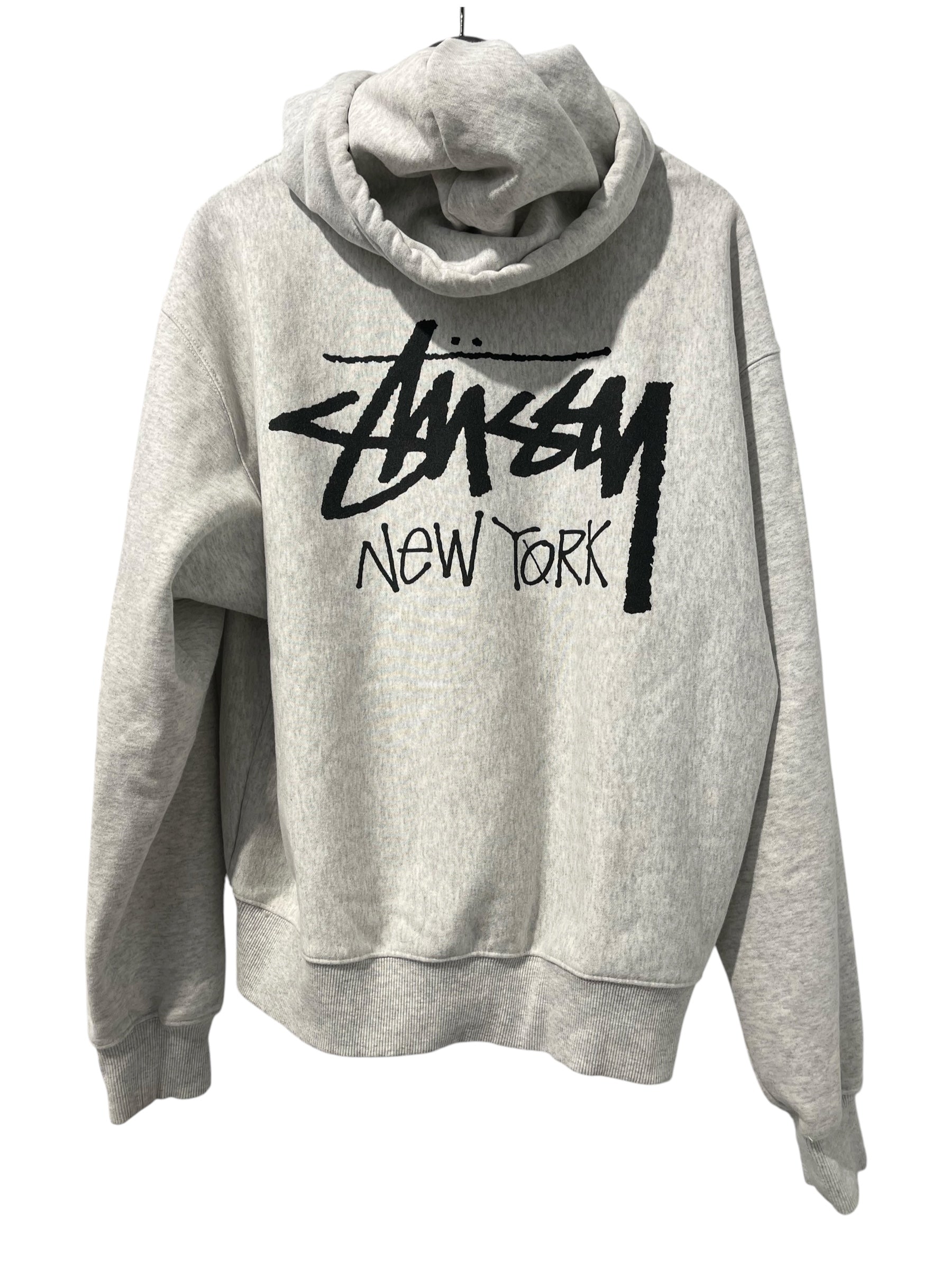 STUSSY/Hoodie/XL/Graphic/Cotton/GRY/NY EXCLUSIVE XL HOODIE GRAY view 2