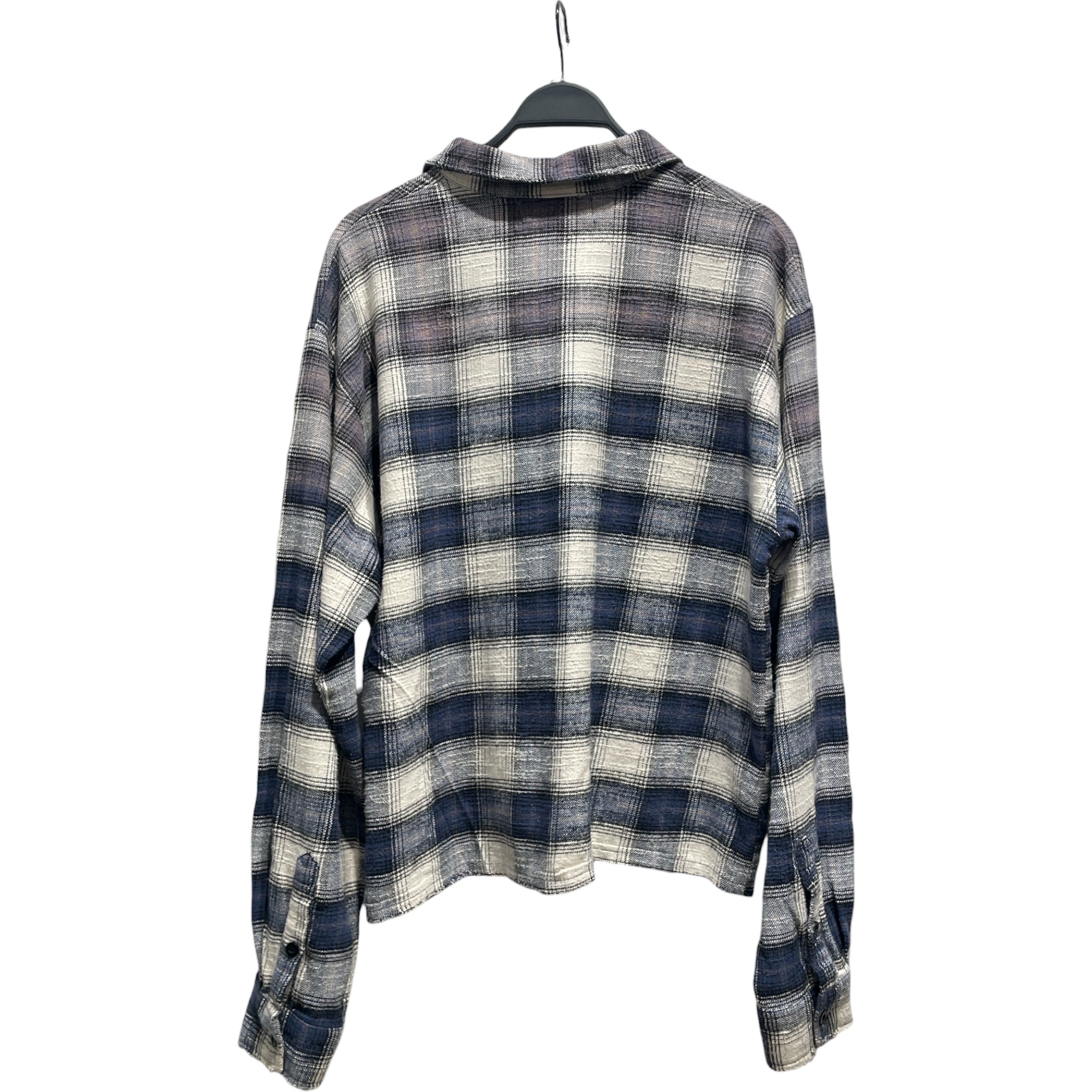 Vale Forever/Flannel Shirt/XL/Cotton/NVY/Plaid/Sky Gems Flannel shirt view 2