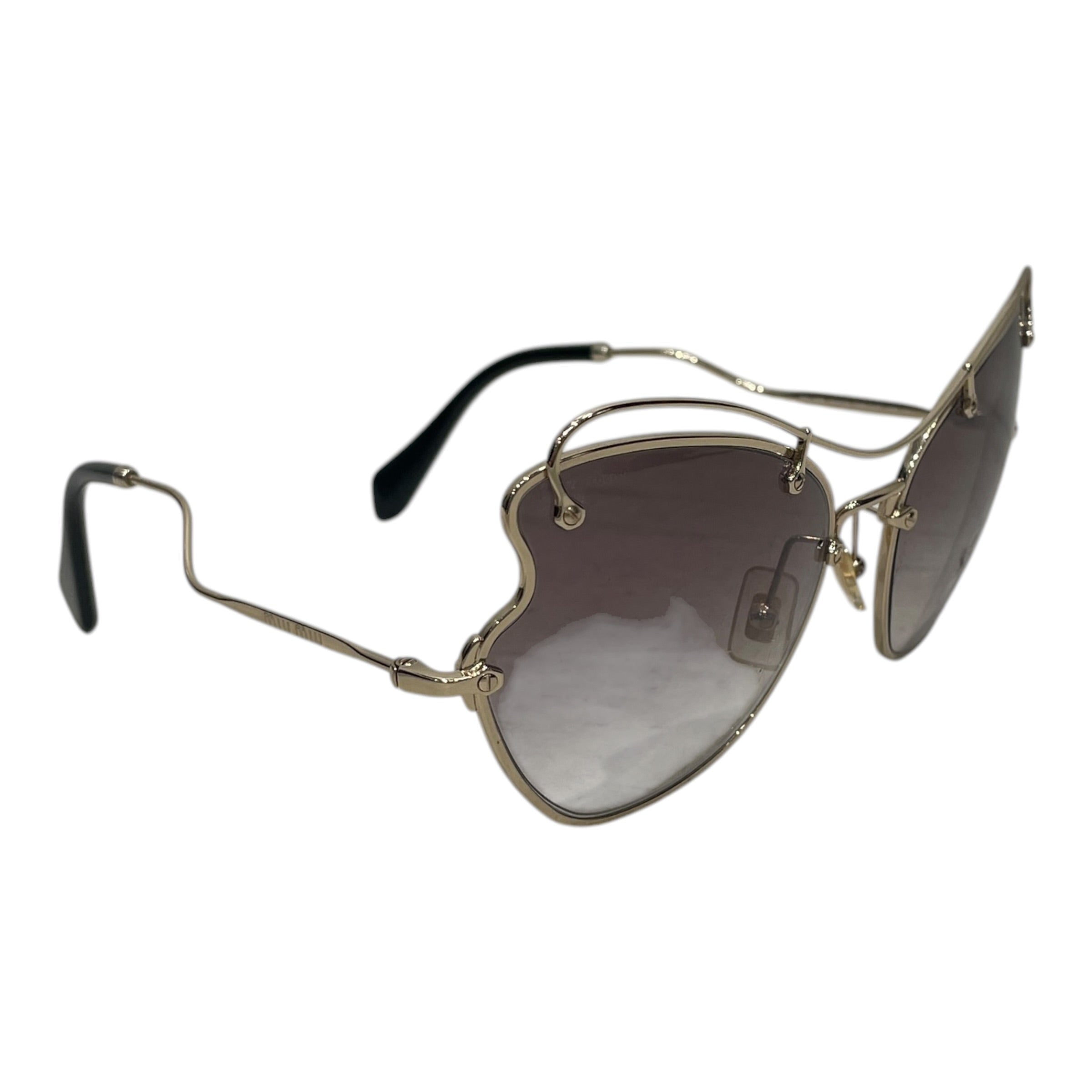MIU MIU/Sunglasses/Titanium/GLD/SMU 56R view 2