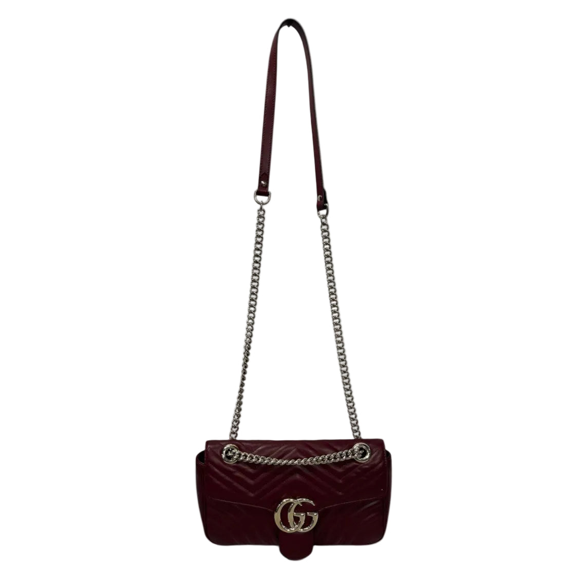 GUCCI/Cross Body Bag/Leather/BRD/marmont - gld metal view 1