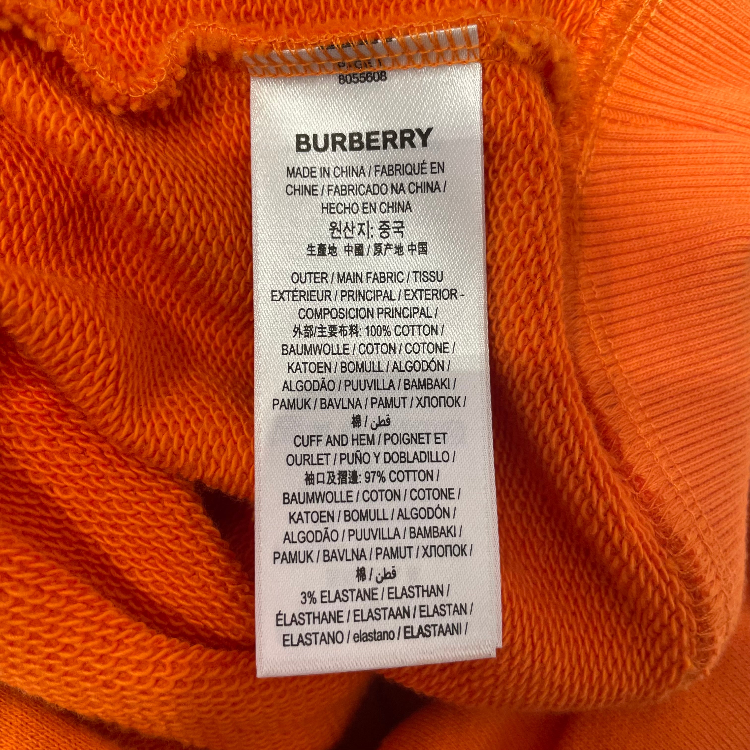BURBERRY/Hoodie/S/Cotton/ORN/Horsefer Logo view 4