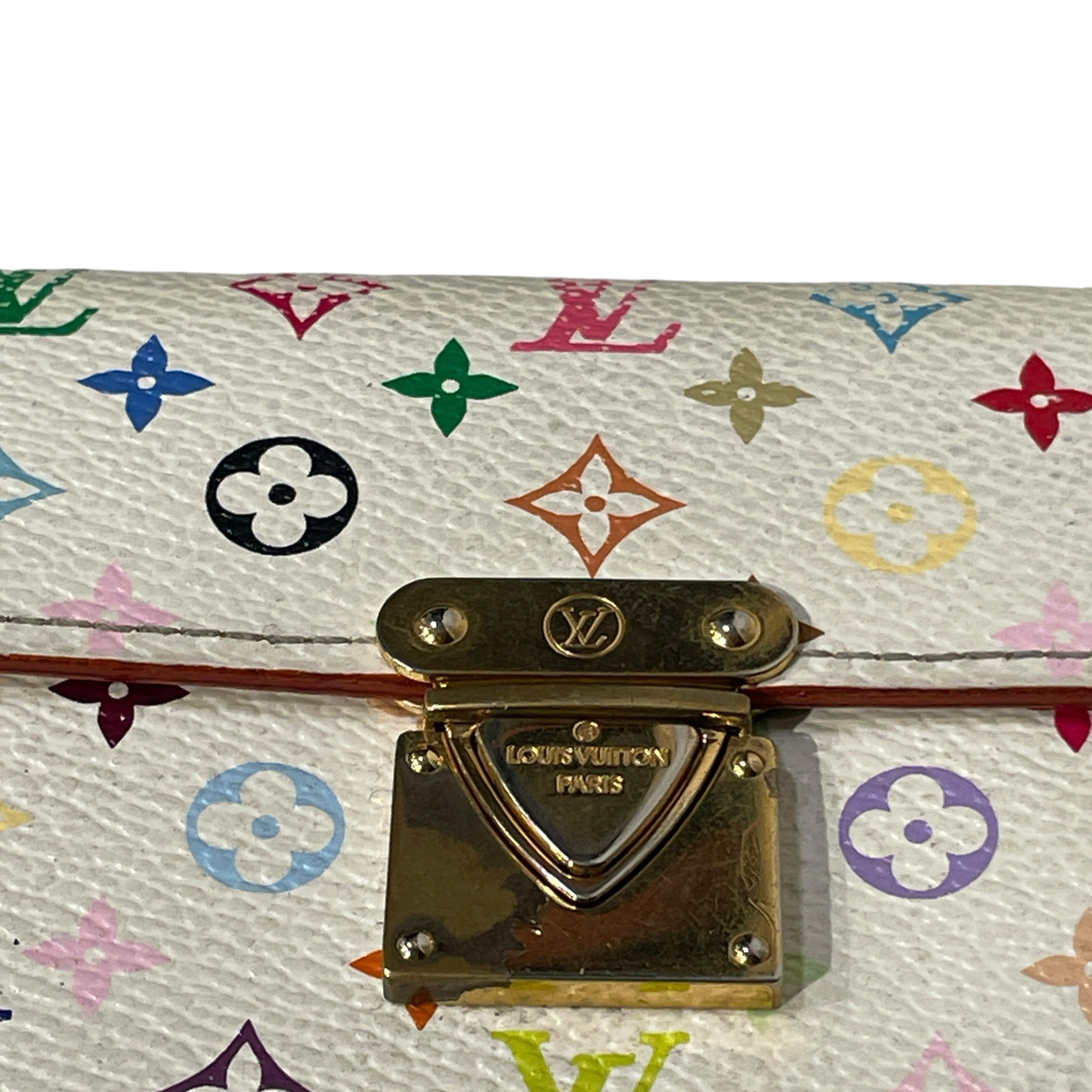 LOUIS VUITTON/Wallet/Monogram/Leather/WHT/M's/TAKASHI MURAKAMI MONOGRAM view 4