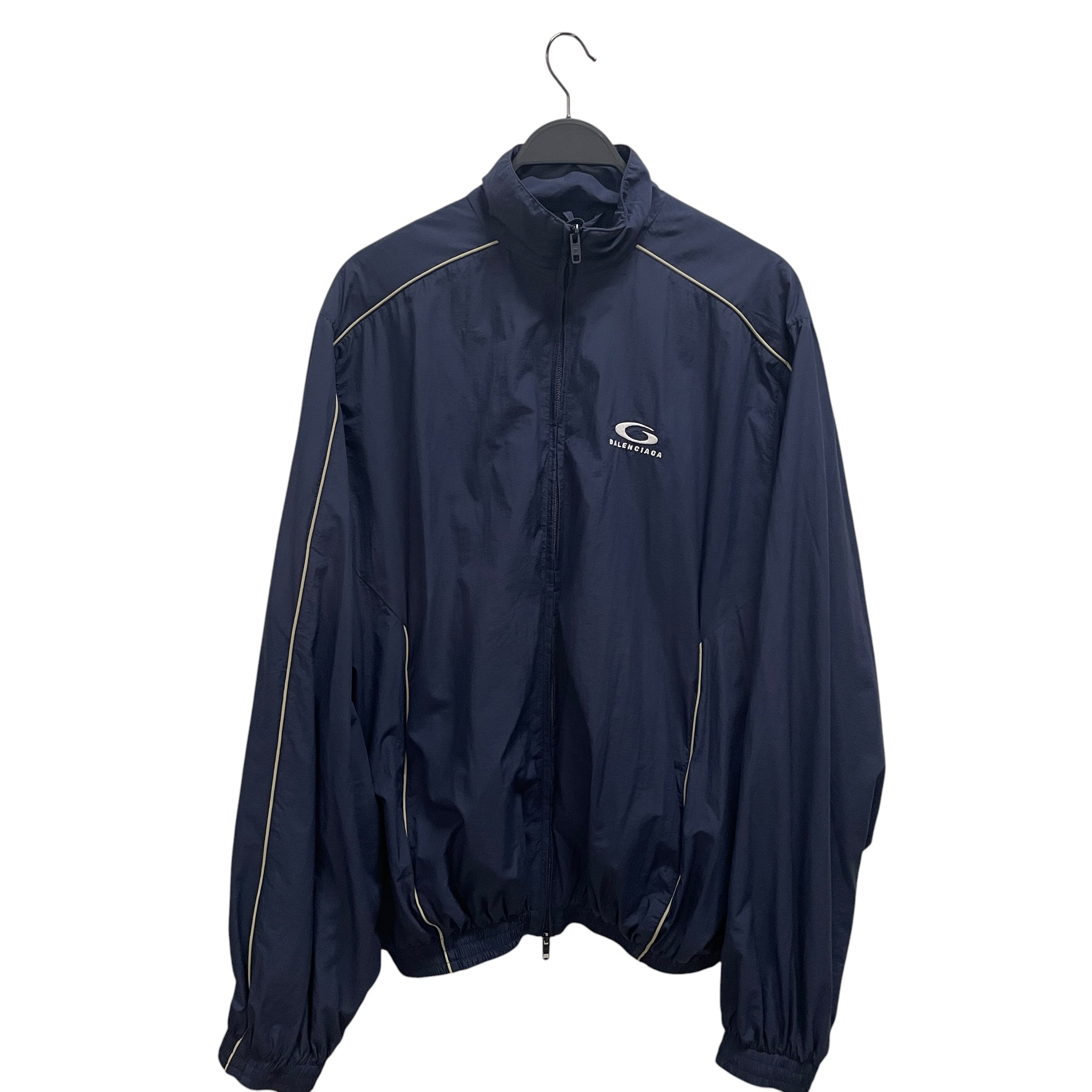 BALENCIAGA/Windbreaker/L/Nylon/NVY/TRACK JACKET view 1