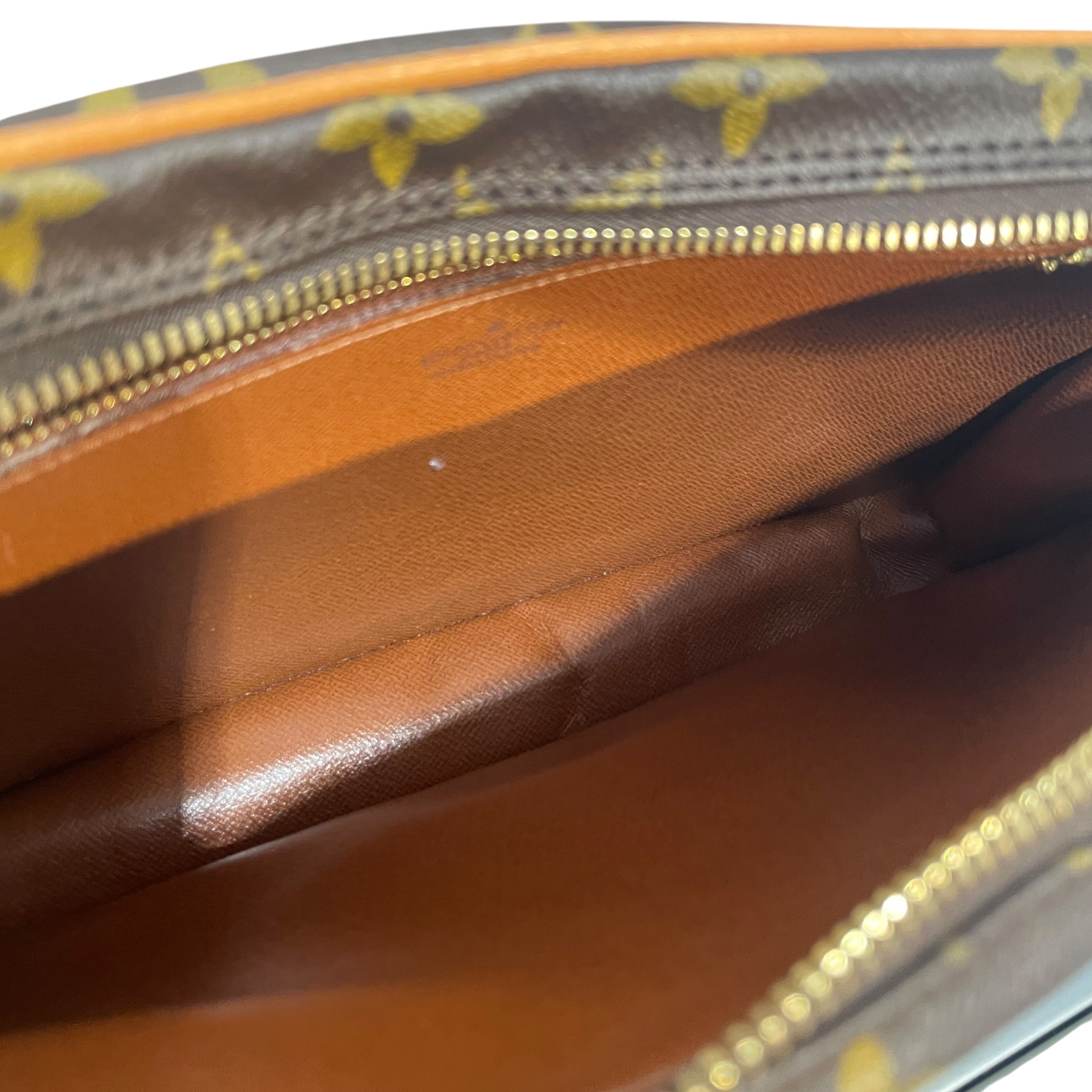 LOUIS VUITTON/Bag/Monogram/Leather/BRW/toiletry Bag view 5