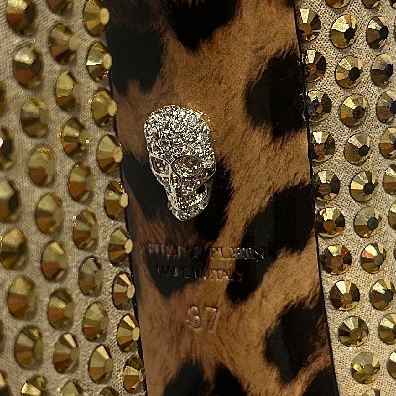 PHILIPP PLEIN/Boots/EU 37/All Over Print/GLD/ view 6