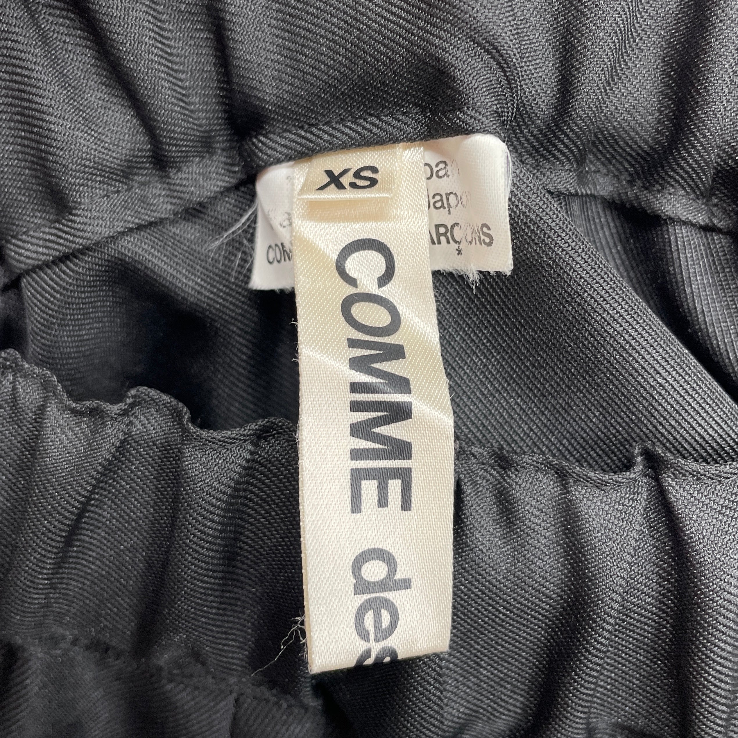 COMME des GARCONS/Long Skirt/XS/Polyester/BLK/GI-S016 2021 RUNWAY SHAPE SKRT view 3