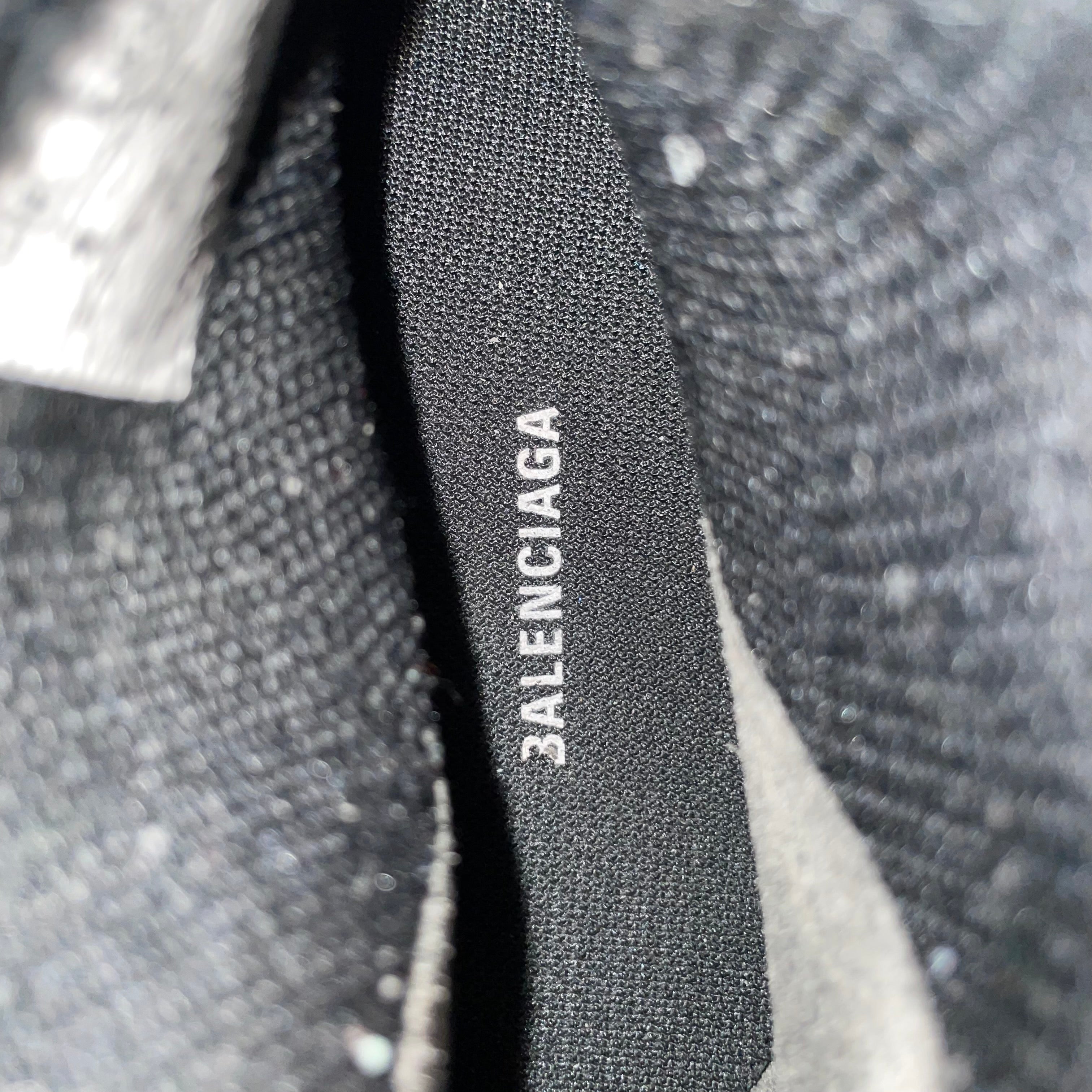 BALENCIAGA/Hi-Sneakers/US 7/BLK/SOCK RUNNER PINK SOLE view 3