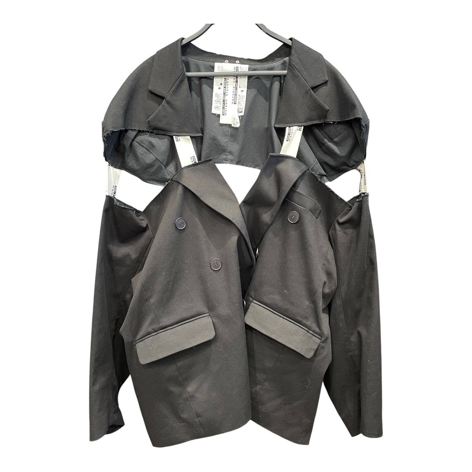 MAISON BLANCHE/Tailored Jkt/6/Cotton/BLK/ view 1
