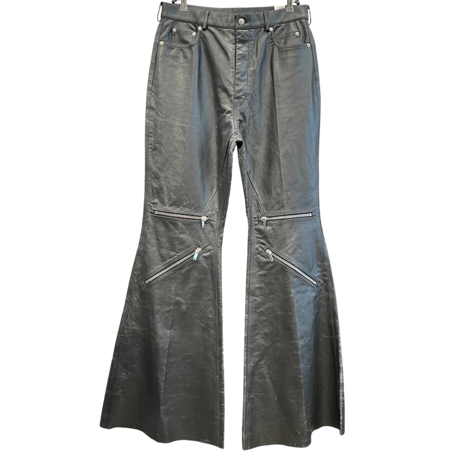 Rick Owens/Pants/34/Leather/BLK/Bolan Leather Pants HWD SS25 view 1