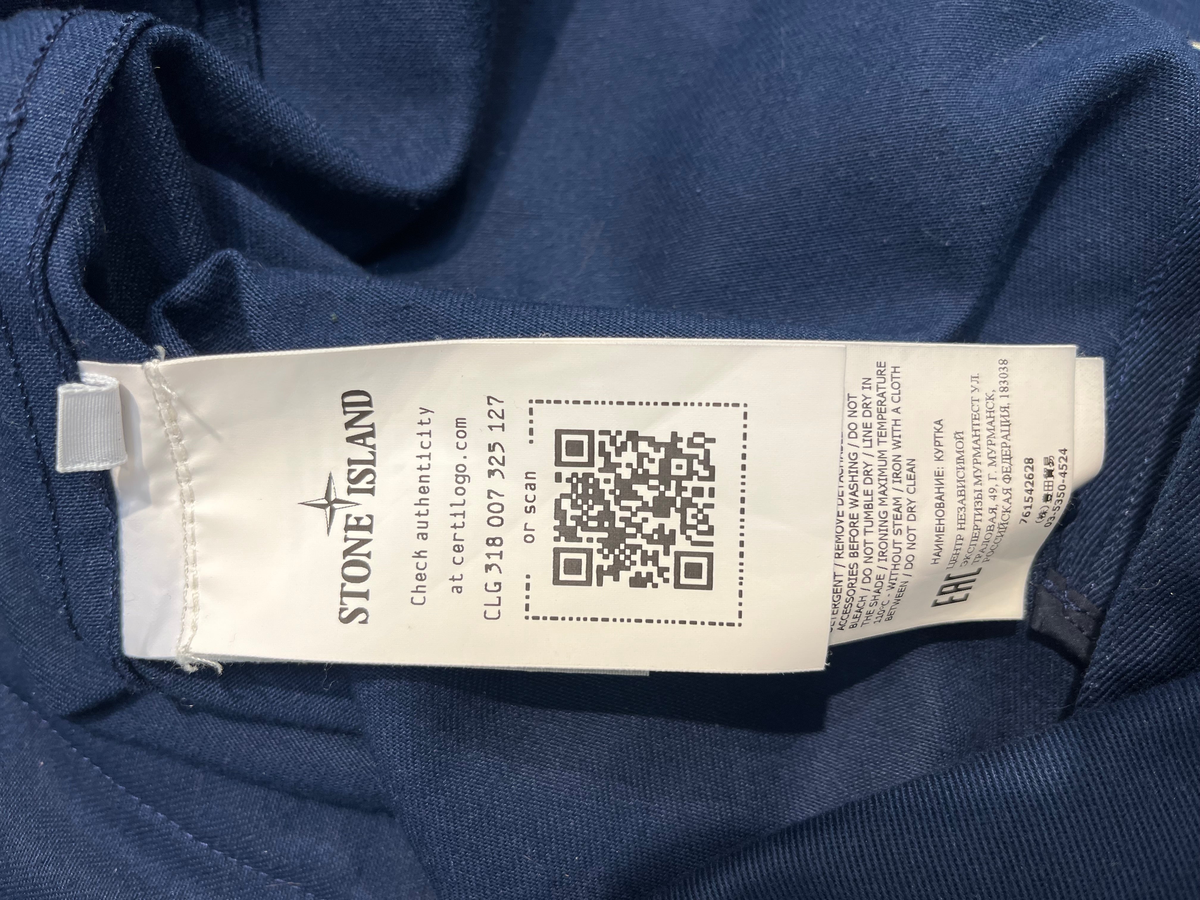 STONE ISLAND/Mountain Parka/M/Cotton/NVY/HOODED GABARDINE SNAP BUTTONS view 5