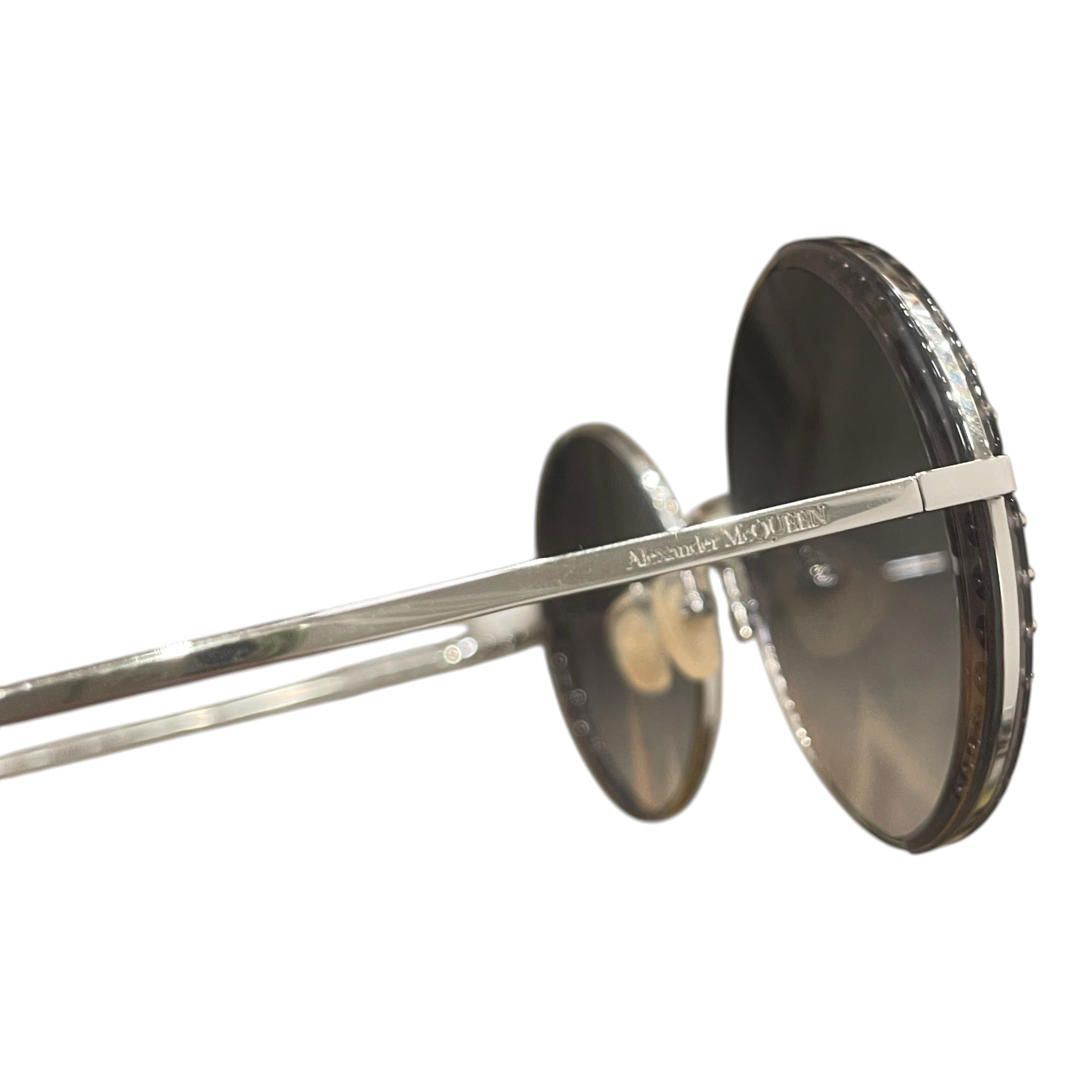 Alexander McQueen/Sunglasses/Metal/SLV/Round/L's/studs AM0311S 001 57 19 145 view 4