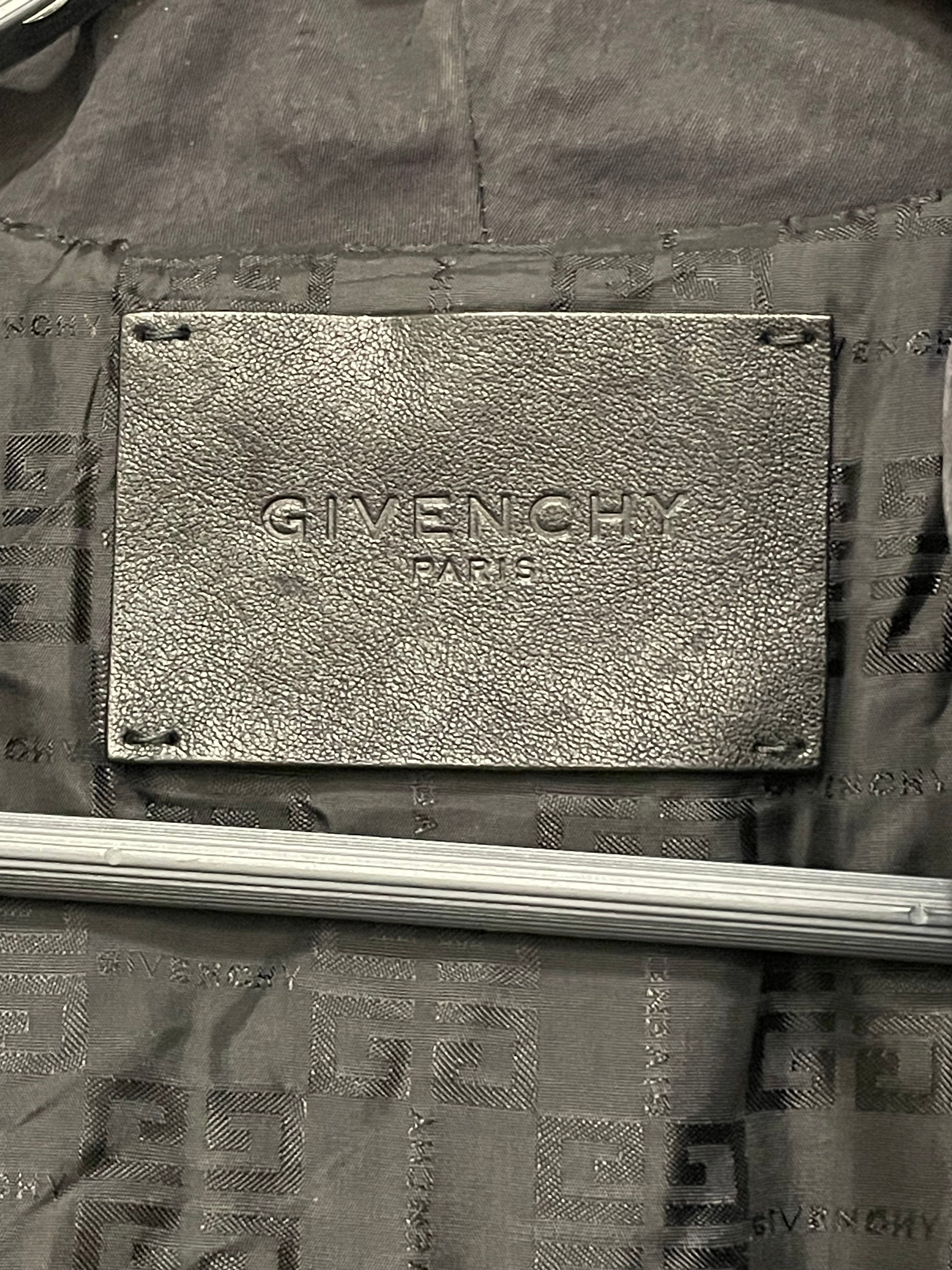 GIVENCHY/Leather Jkt/52/Lambskin/BLK/BM00516003/RED STRIPES view 3