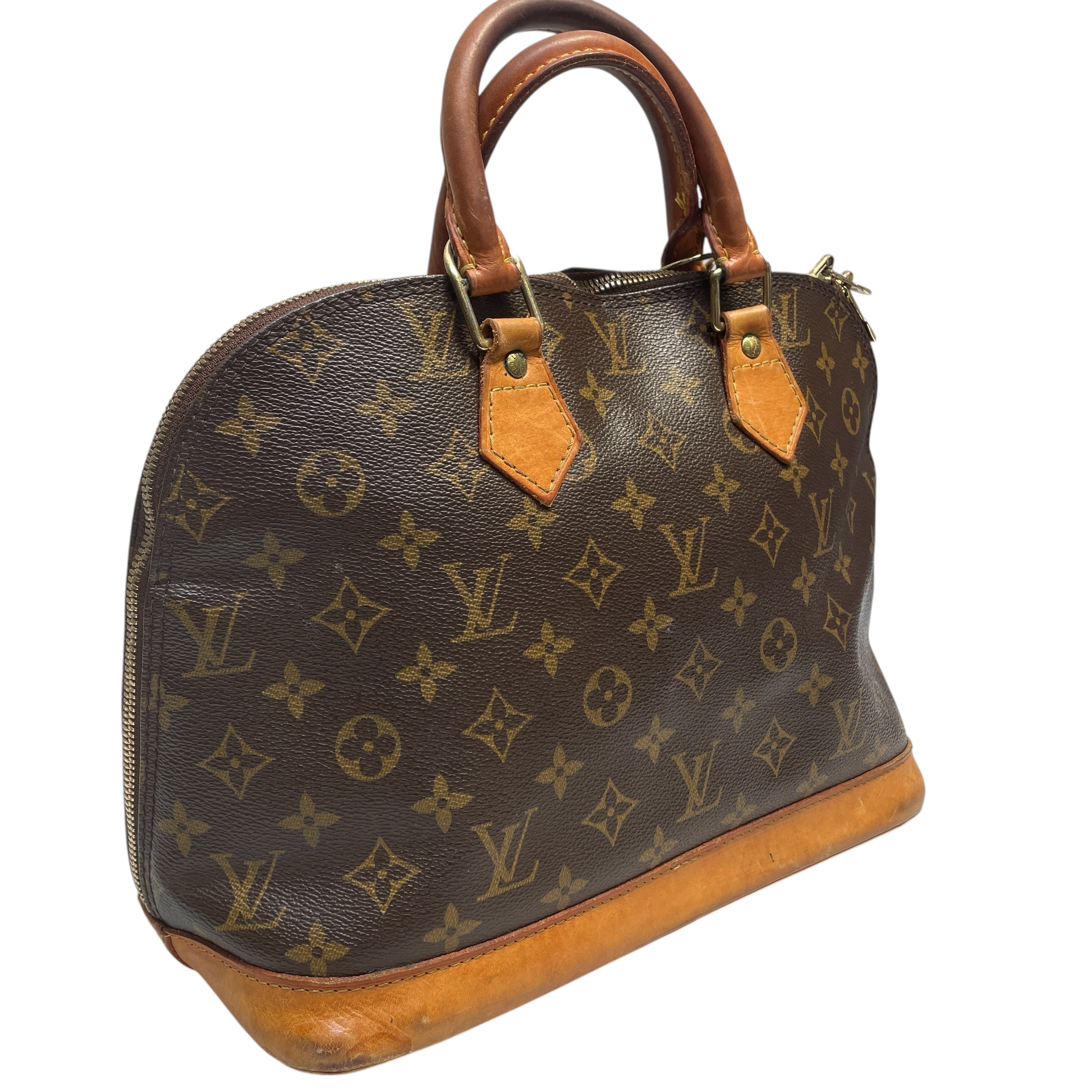 LOUIS VUITTON/Bag/Monogram/Leather/BRW/ view 4