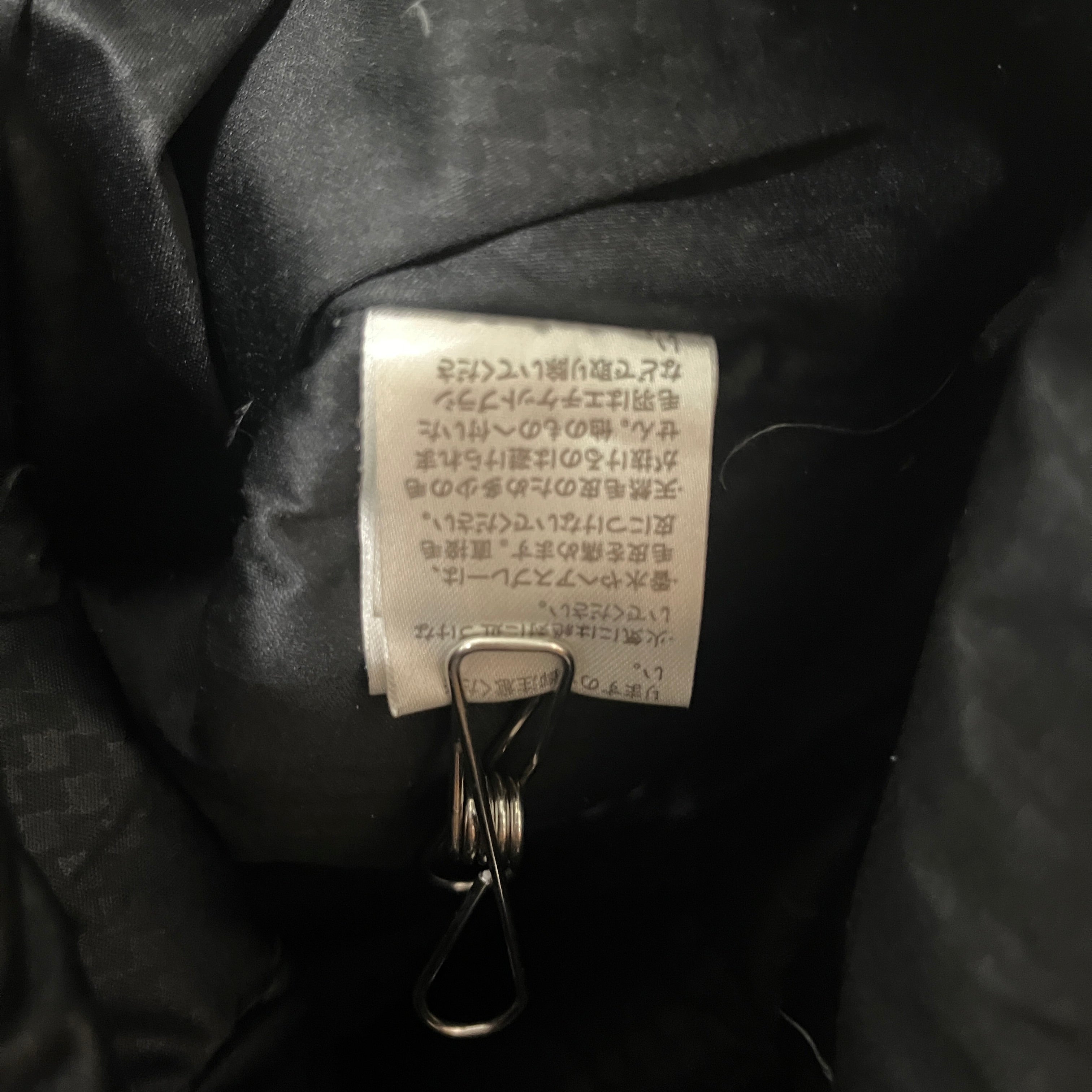 BALMAIN/Puffer Jkt/L/Nylon/BLK/silver logo tab button view 4
