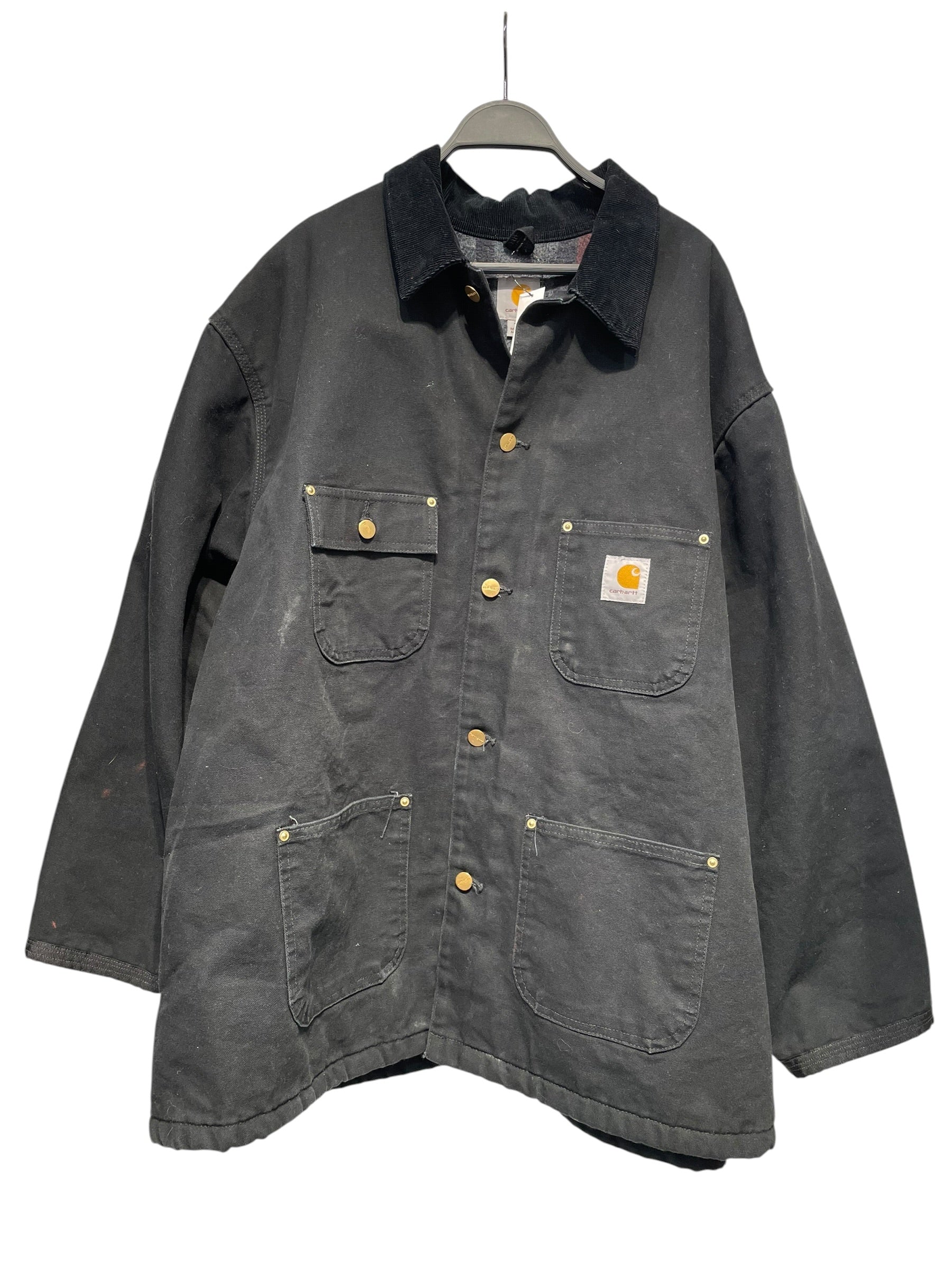 Carhartt/Jacket/XXL/Cotton/BLK/pocket front view 1