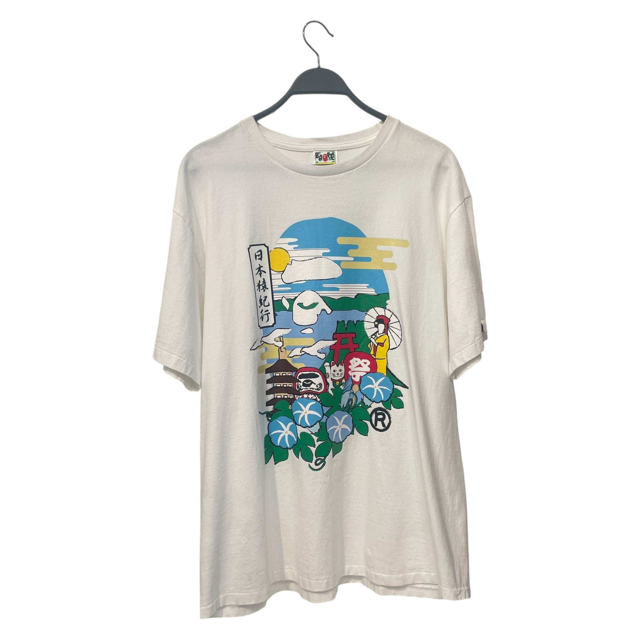 A BATHING APE/T-Shirt/XXL/Cotton/WHT/ view 1