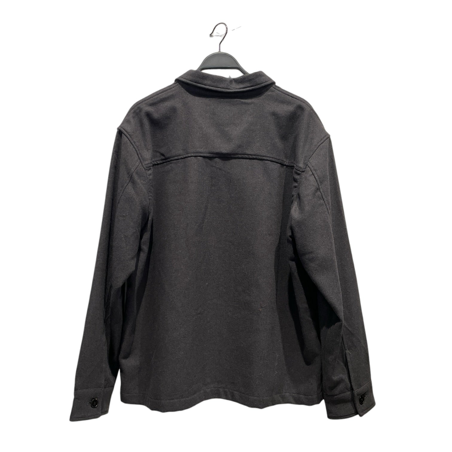 FRANK AND OAK/LS Shirt/XL/Wool/GRY/WOOL BLEND OVERSHIRT view 2