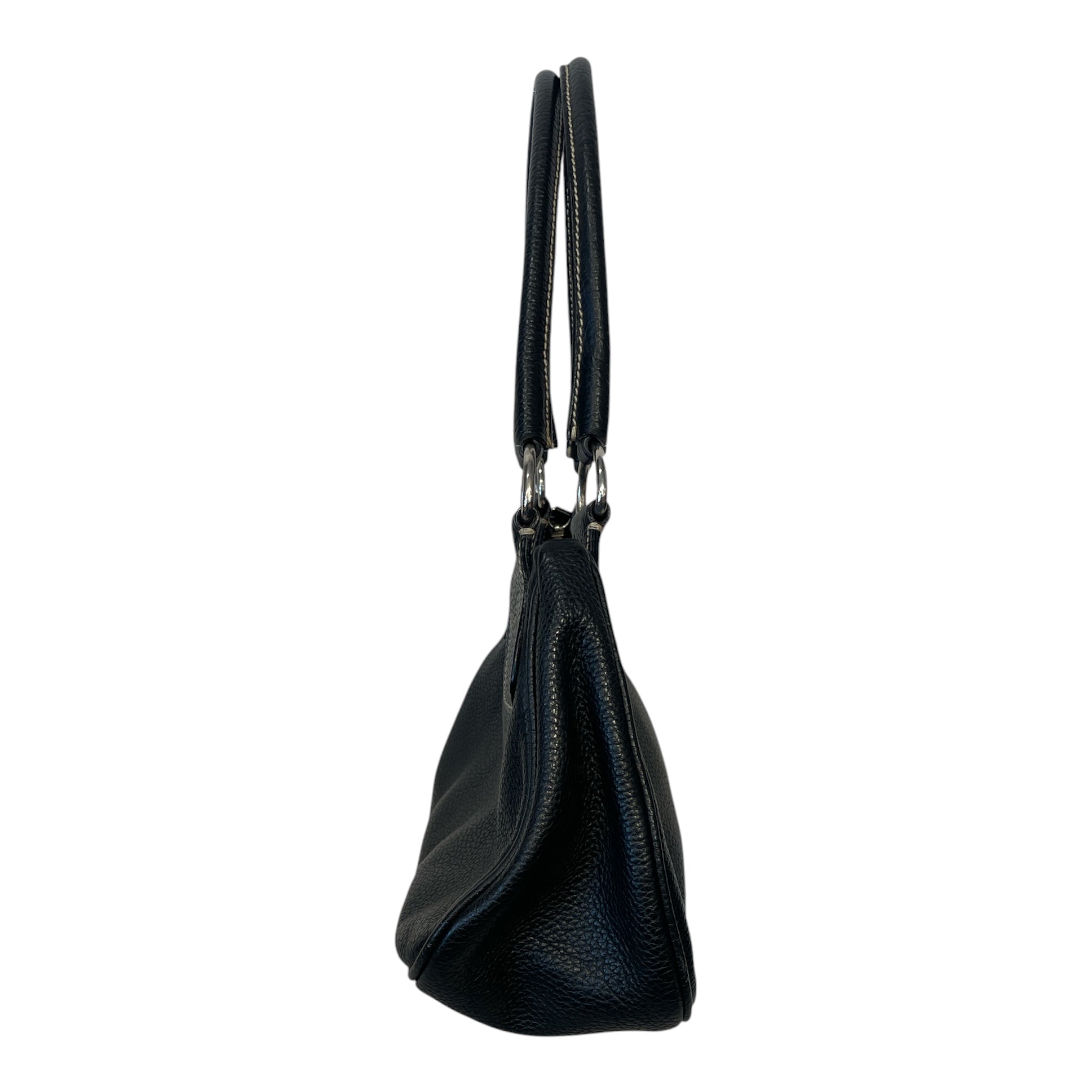 PRADA/Bag/Leather/BLK/VITELLO DAINO LIFE view 3