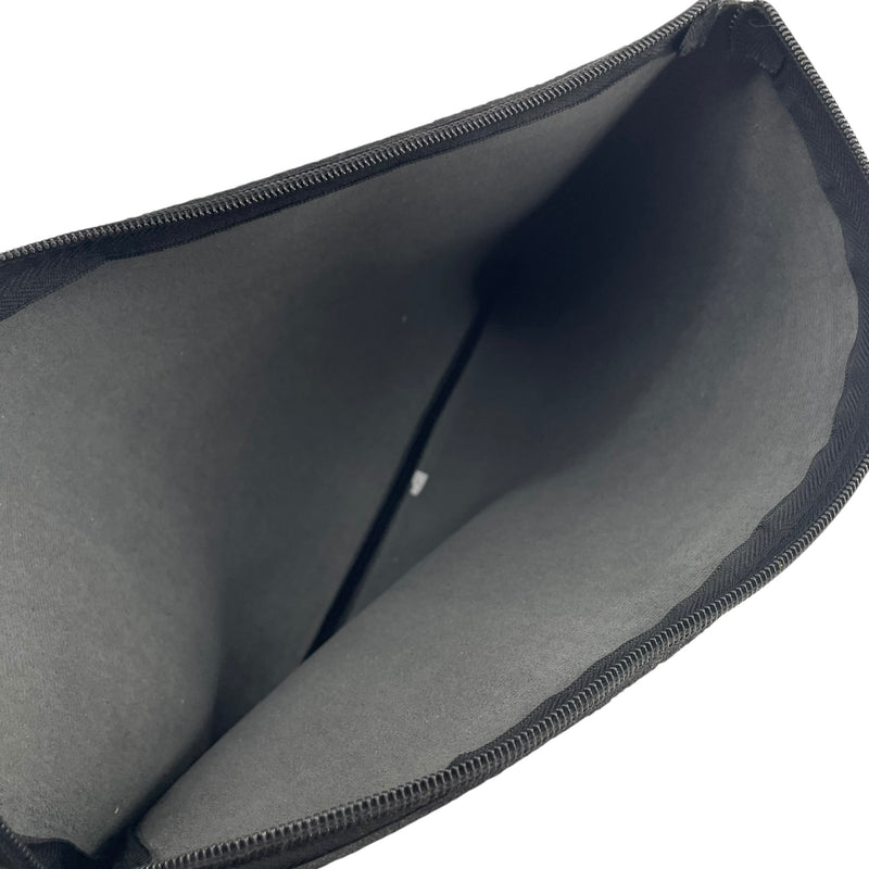 NUMBER (N)INE/Clutch Bag/Leather/BLK/LAPTOP CASE