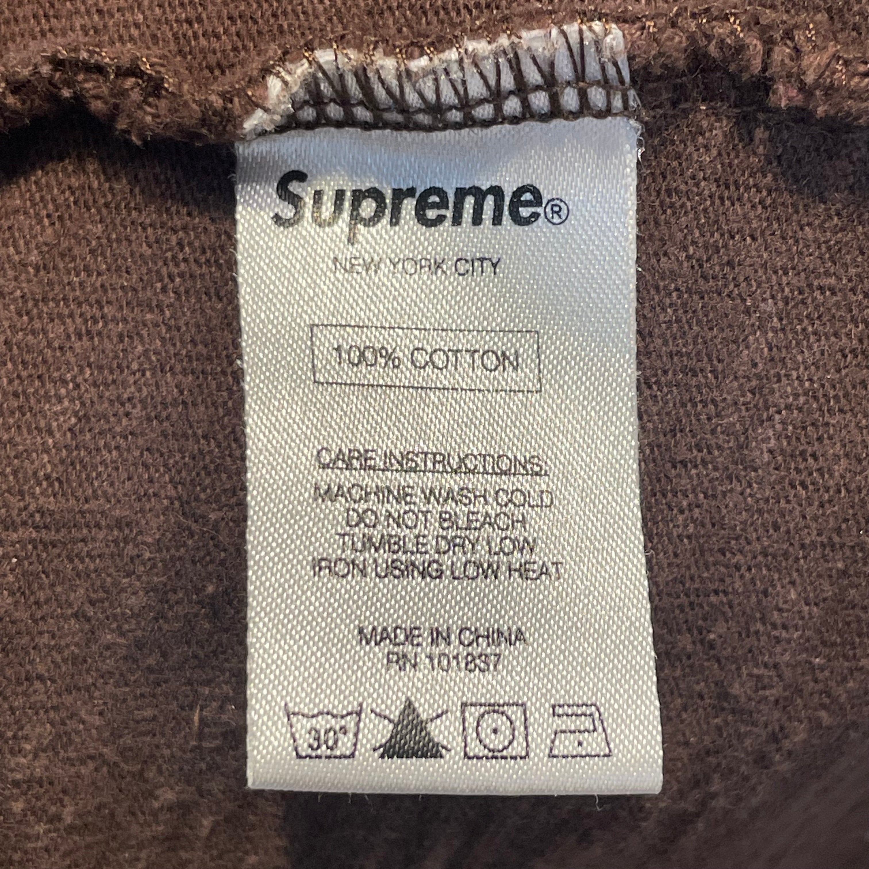 Supreme/LS T-Shirt/M/Cotton/BRW/THISTLE 2016 view 6