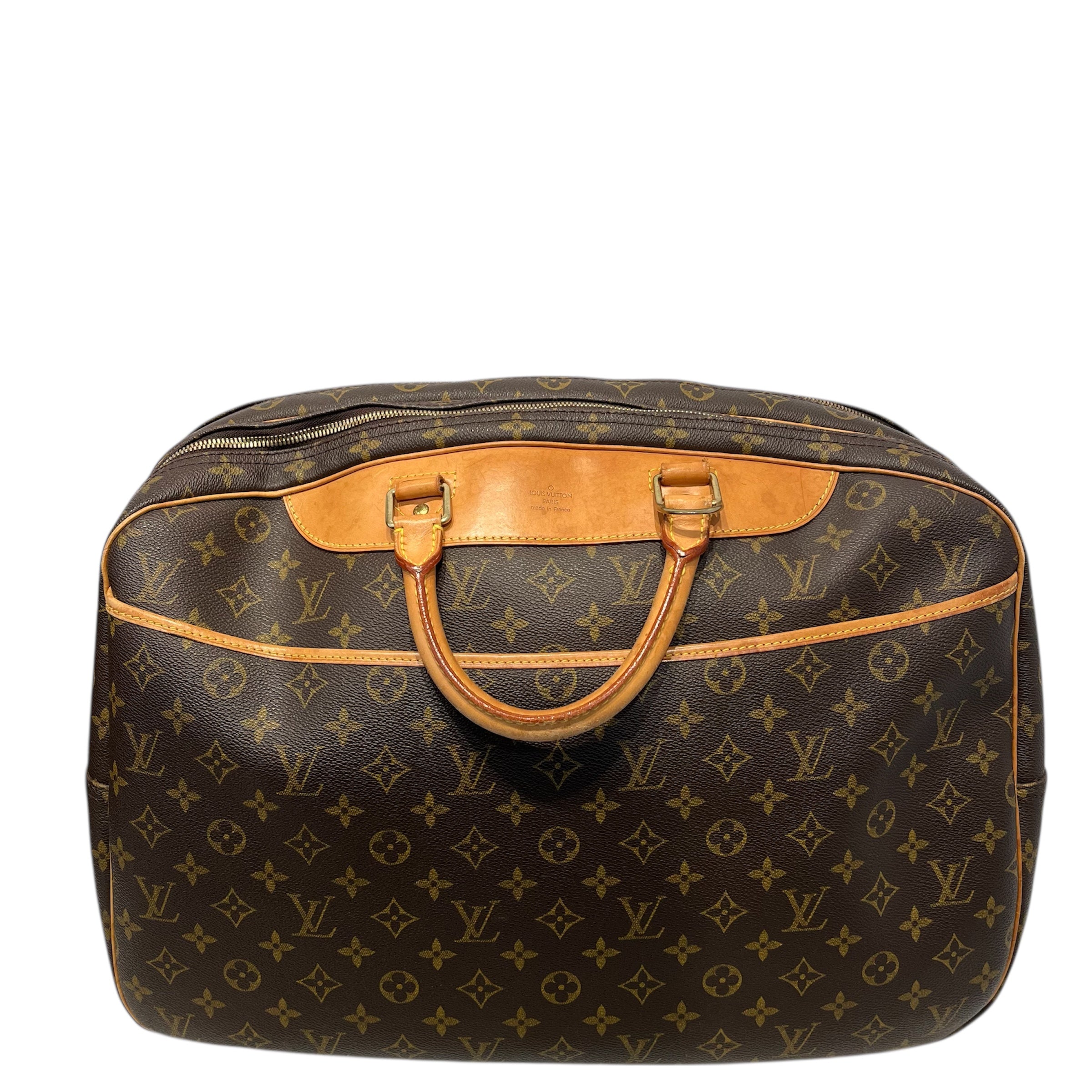 LOUIS VUITTON/Bag/Monogram/Leather/BRW/travel bag view 1