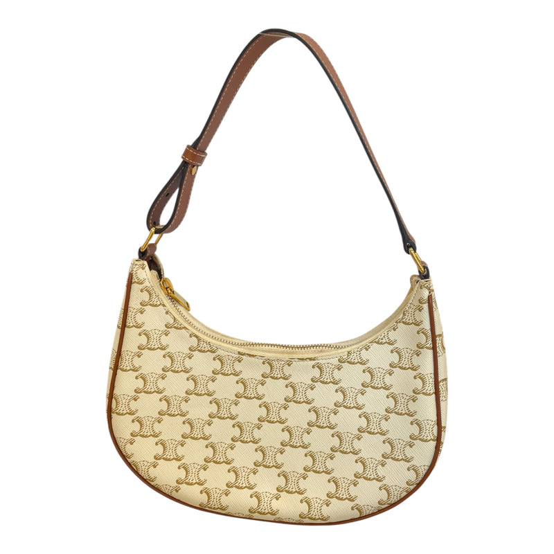 CELINE/Hand Bag/Monogram/WHT/