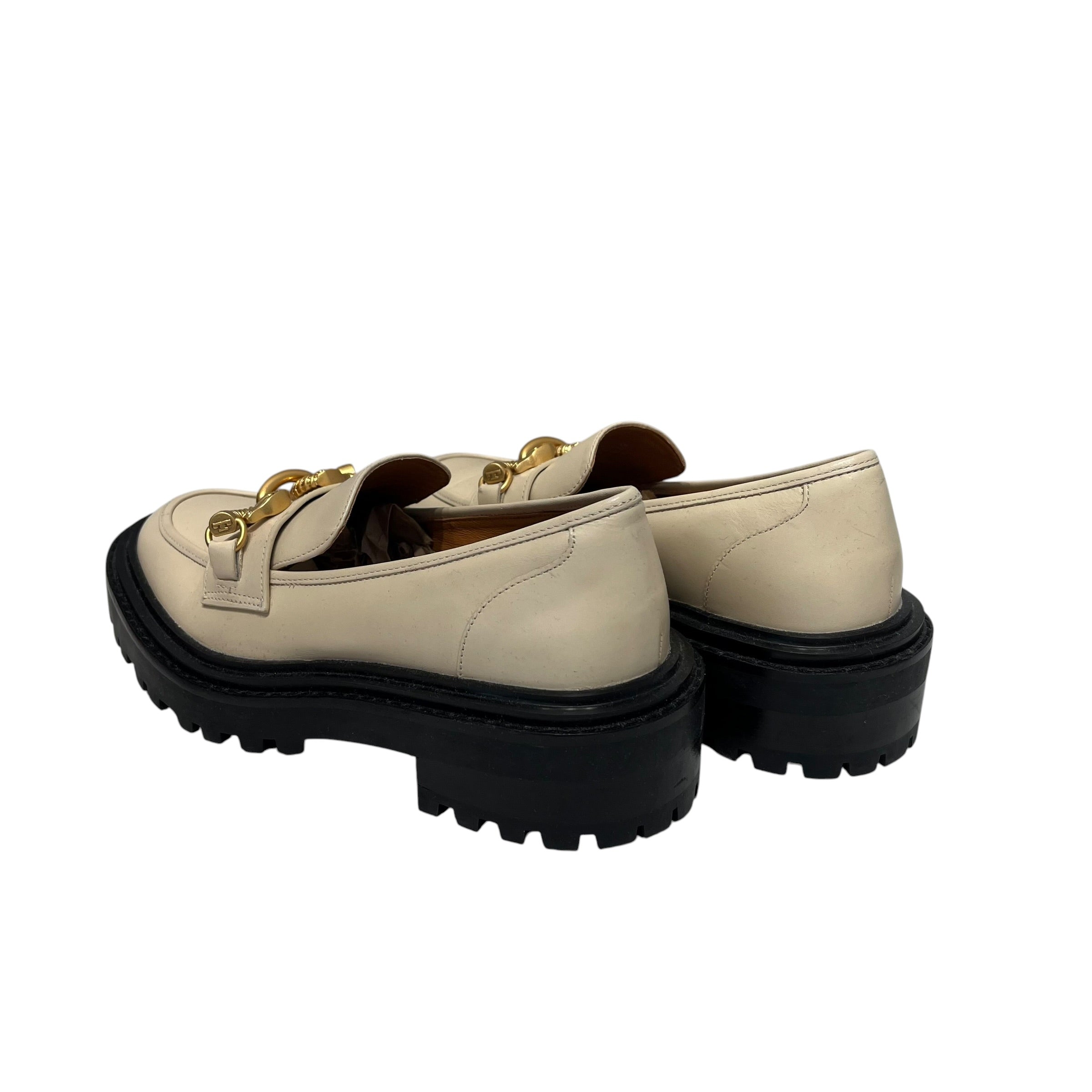 TORY BURCH/Loafers/US 7/Leather/CRM/ view 2