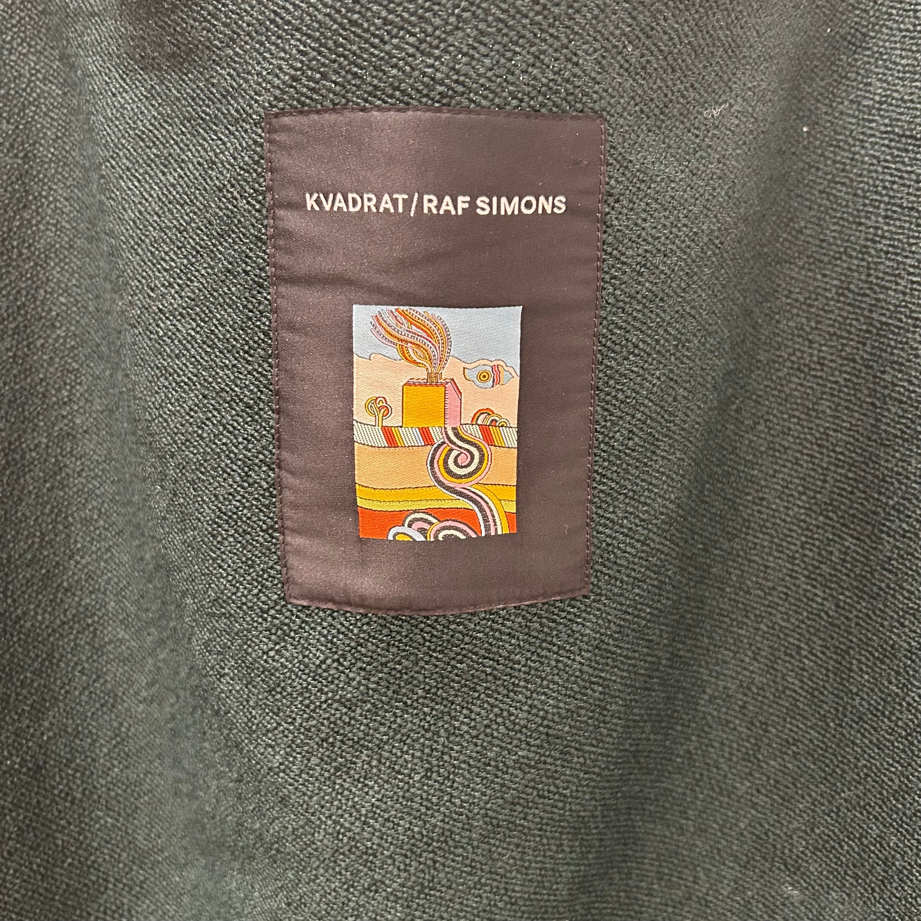 RAF SIMONS/Tote Bag/Graphic/Cotton/GRN/KVADRAT/ Raf Simons view 3