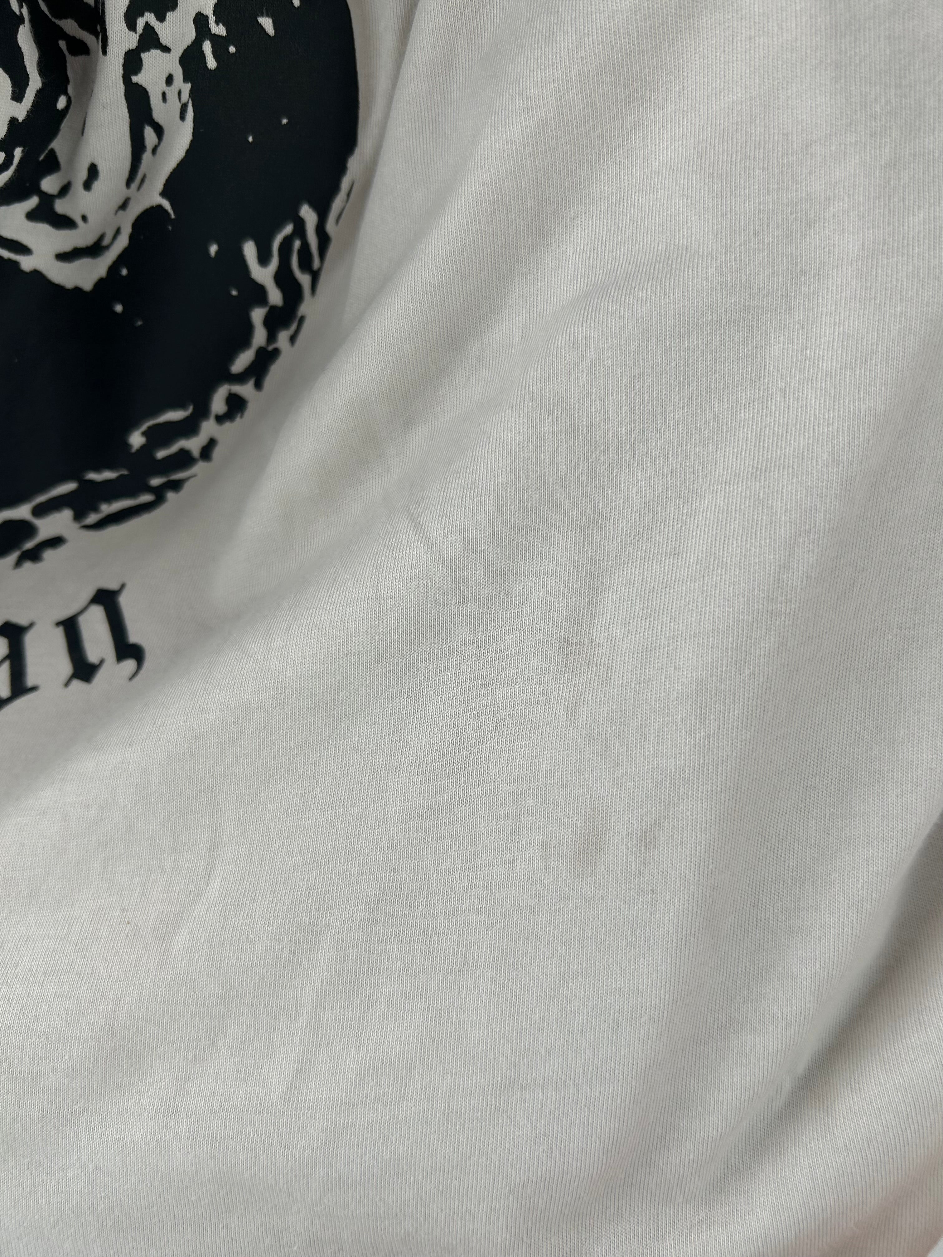 VETEMENTS/T-Shirt/L/Cotton/CRM/Graphic/UNICORN LOGO view 4