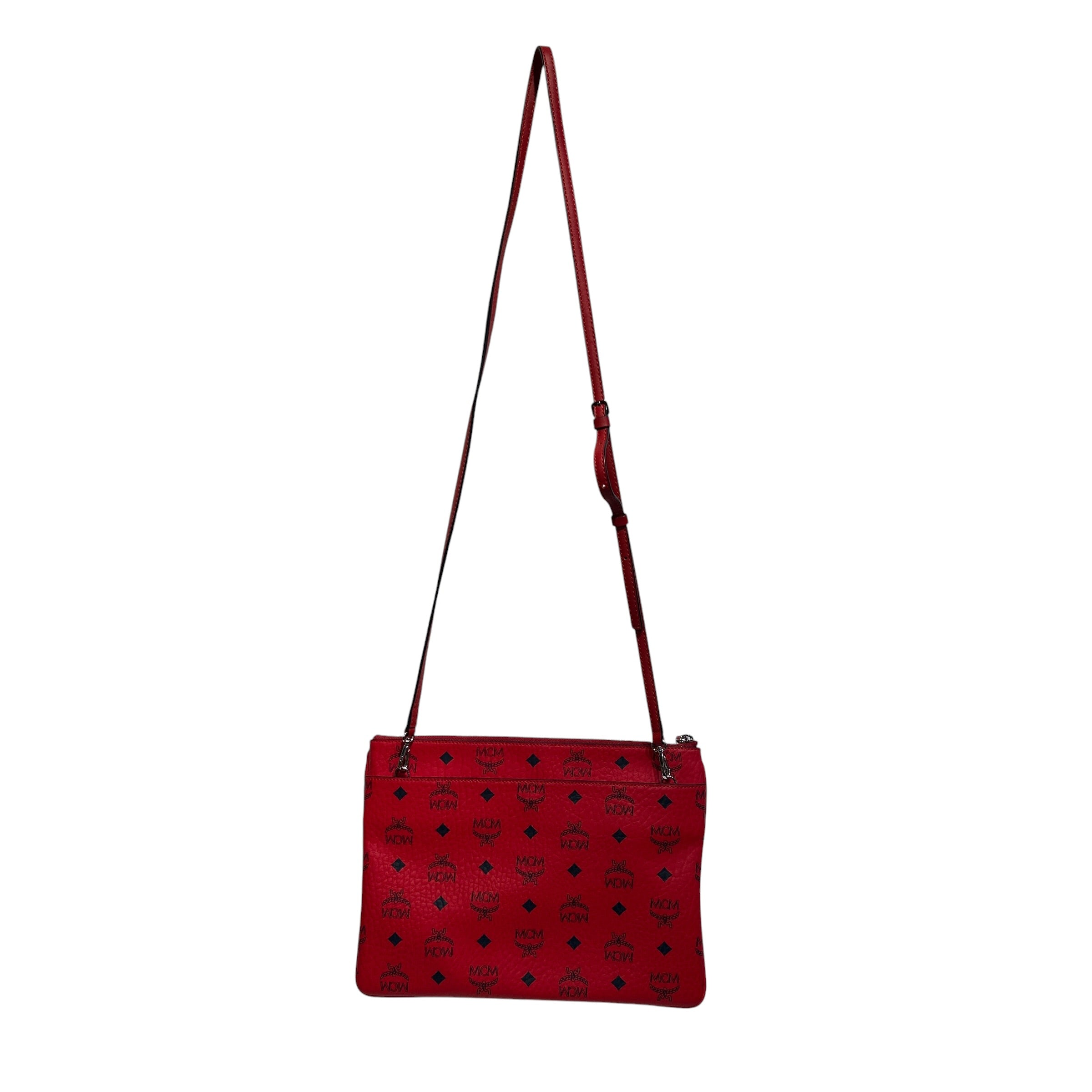 MCM/Bag/Monogram/Leather/RED/ view 1