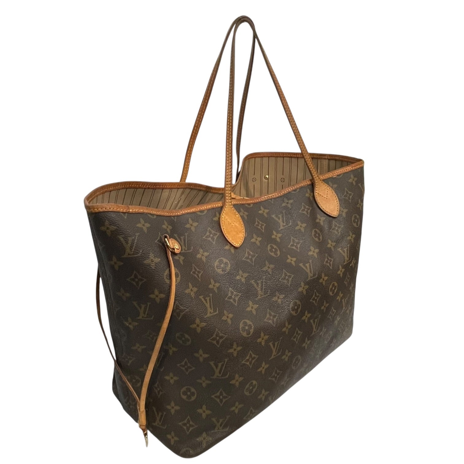 LOUIS VUITTON/Hand Bag/Monogram/Leather/BRW/NEVER FULL GM view 4