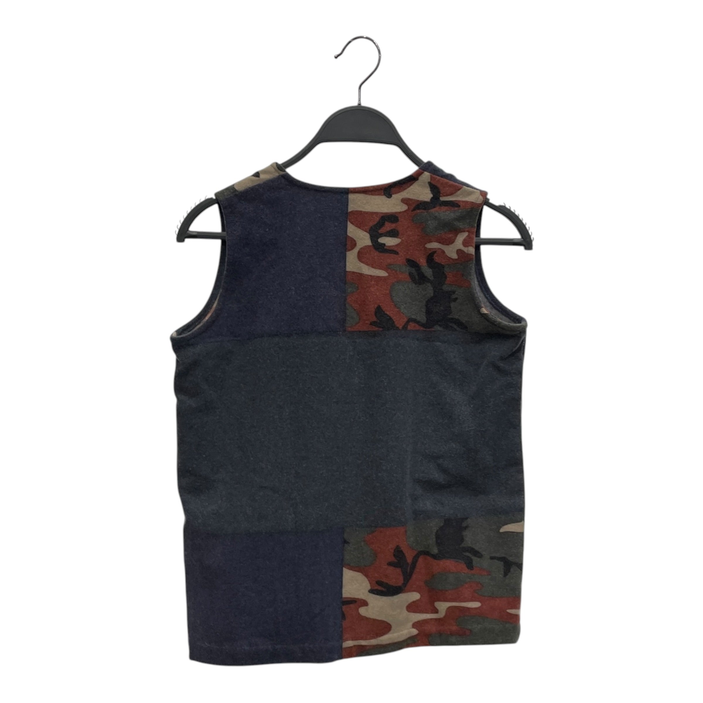 COMME des GARCONS/Camisole/S/Wool/BLU/CAMO COLORBLOCK F/W 2003 view 2
